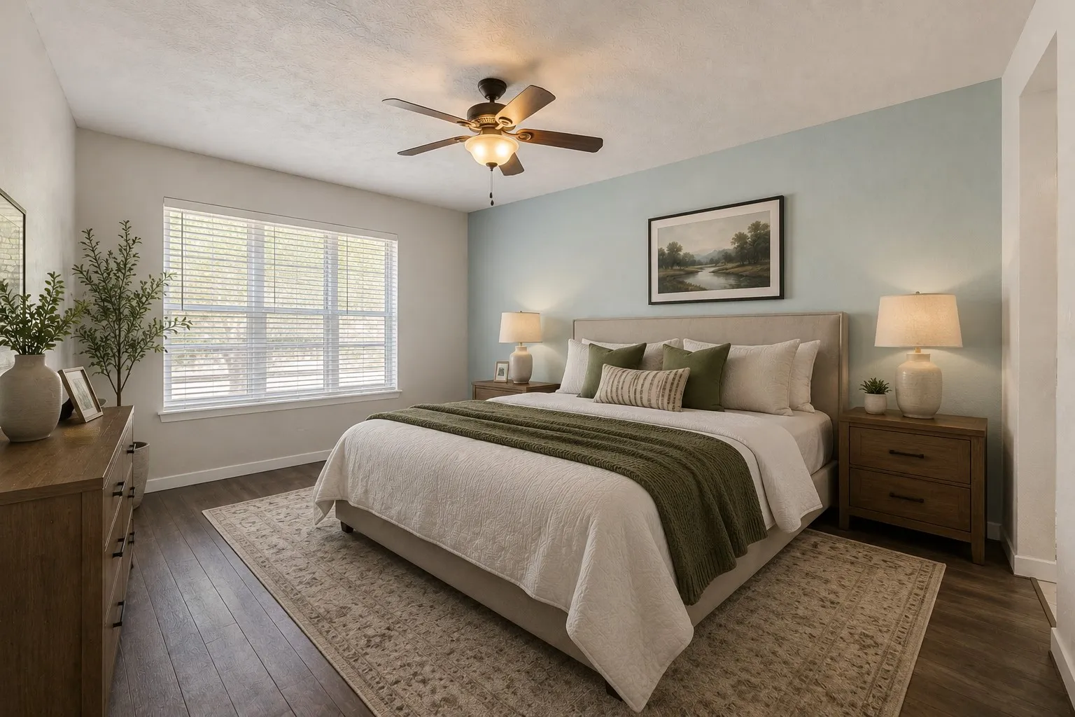 Primary Bedroom Virtually Staged