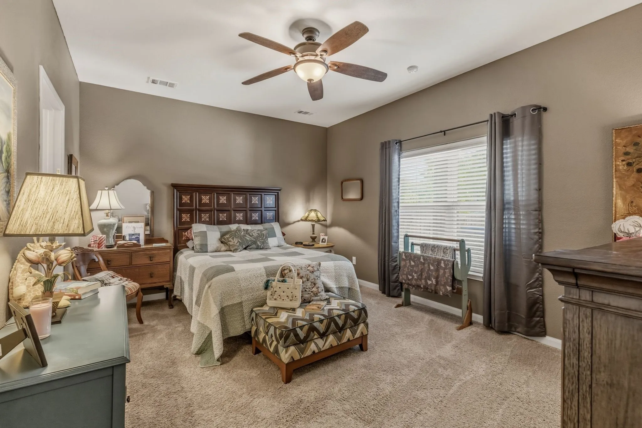 Primary Bedroom is spacious. Located on the first floor.
