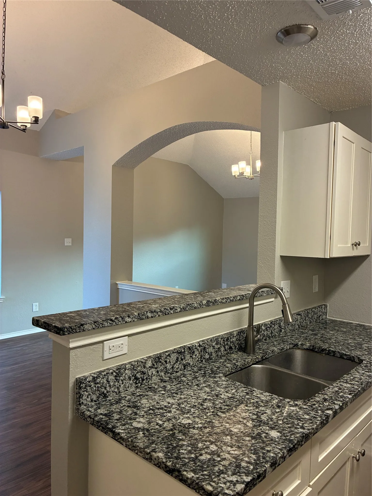 Kitchen Overlooking Dining Room