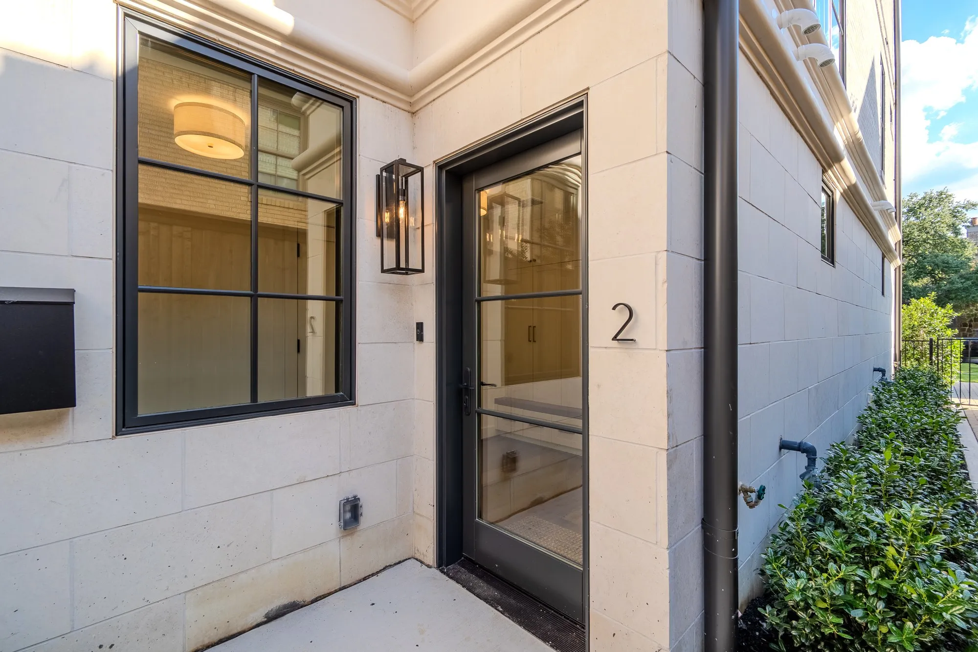 Doorway to property