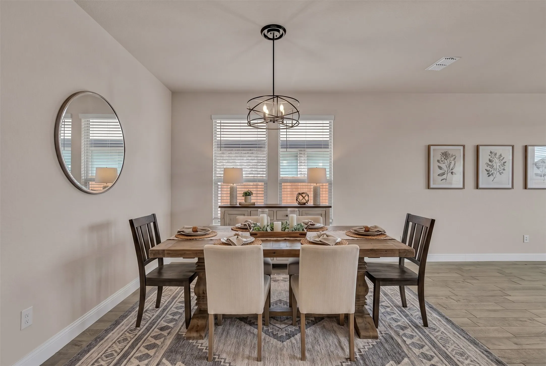 Dining area