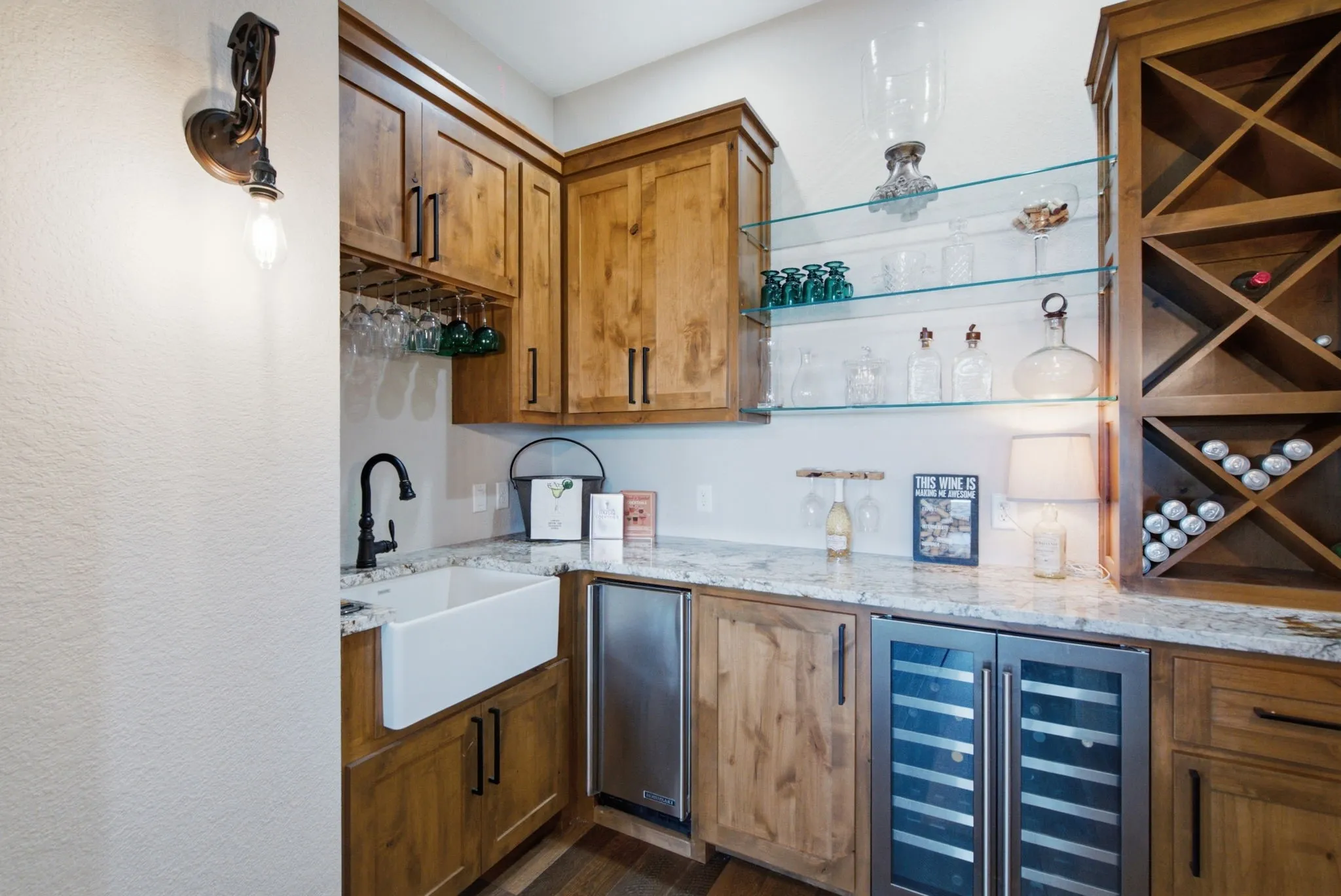 WET BAR FOR SECOND LIVING/MEDIA ROOM