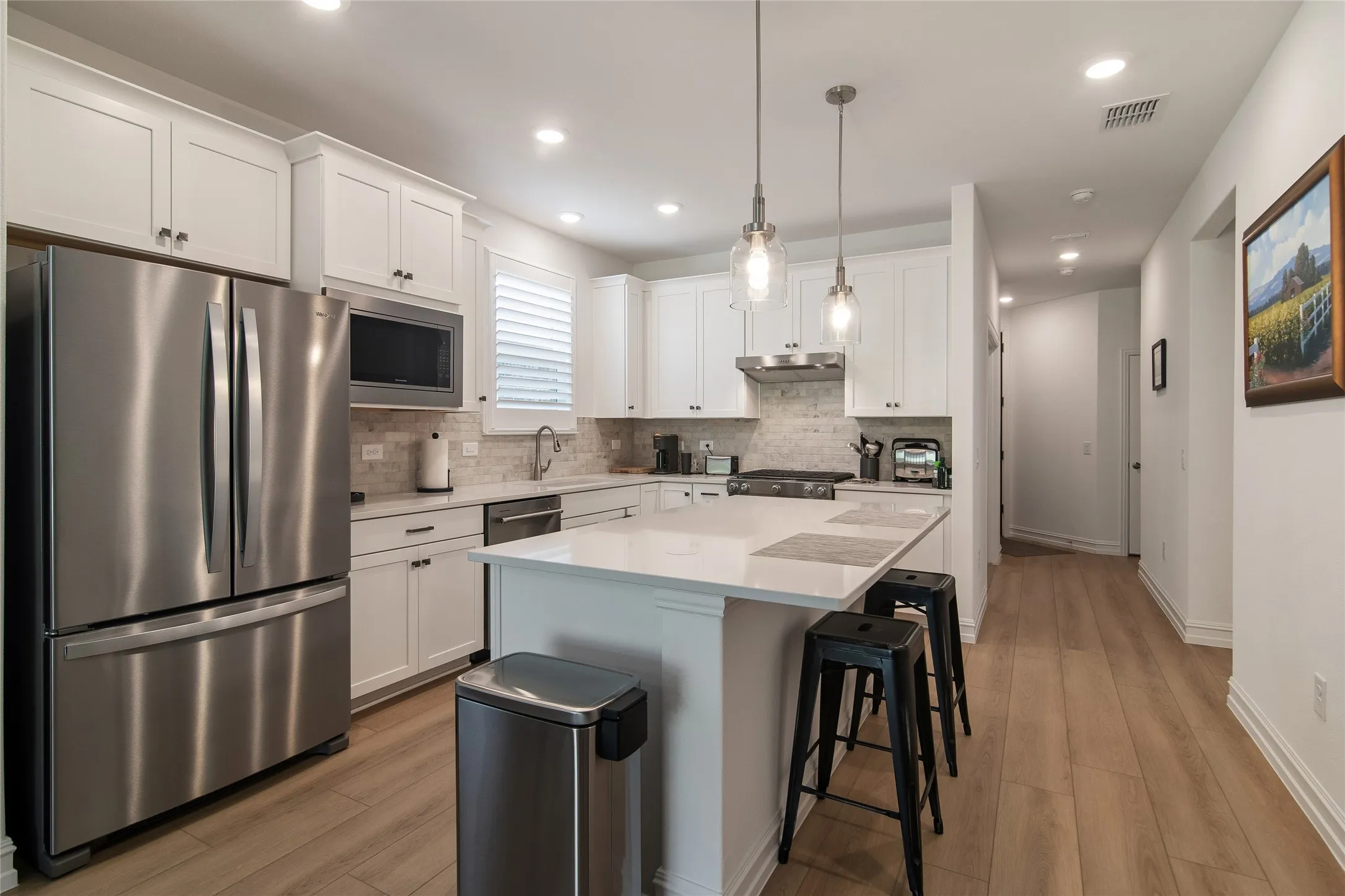 Refrigerator stays with house