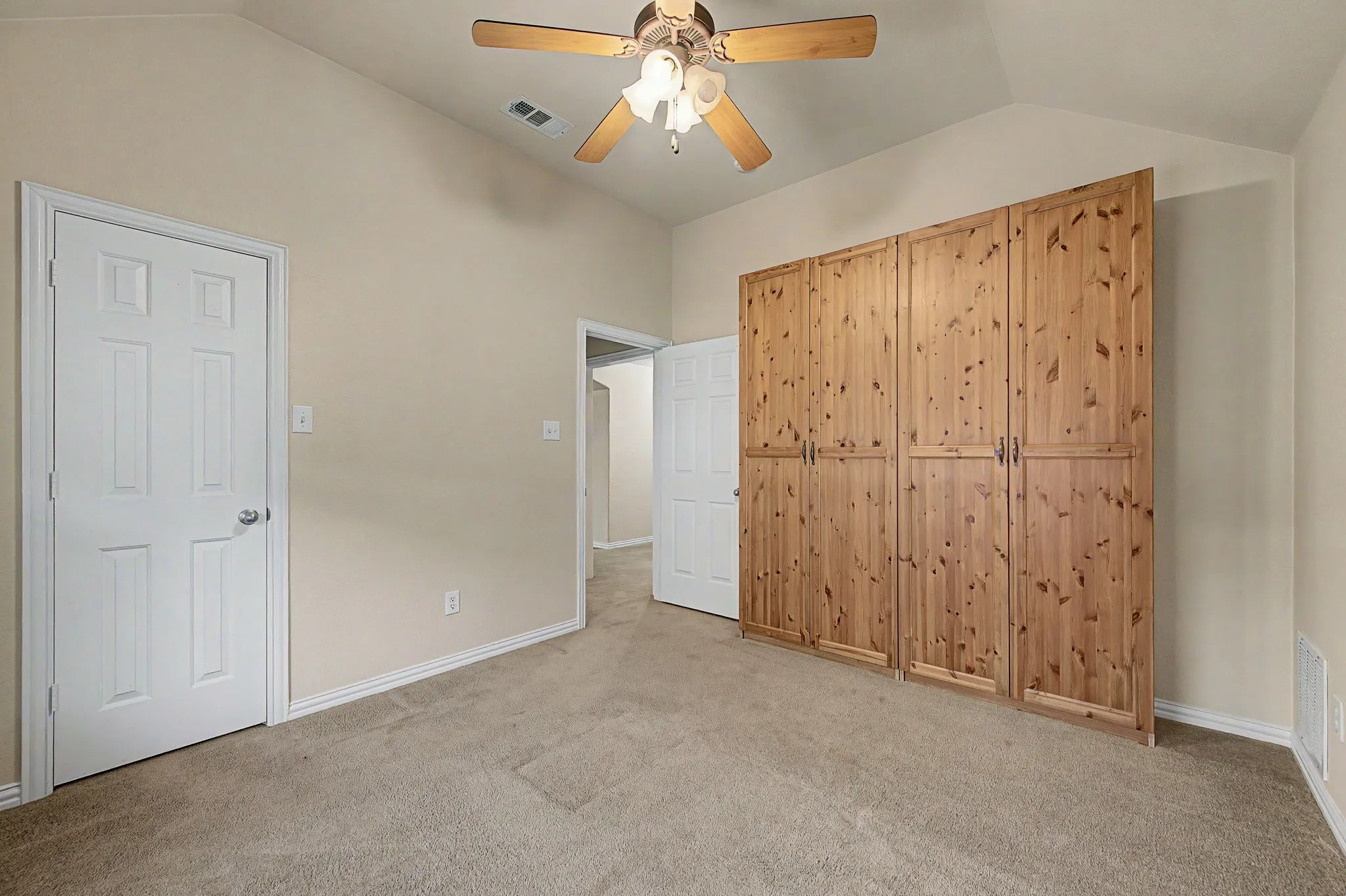 Separate secondary bedroom on 2nd floor with access to a separate bath and large walk in closet