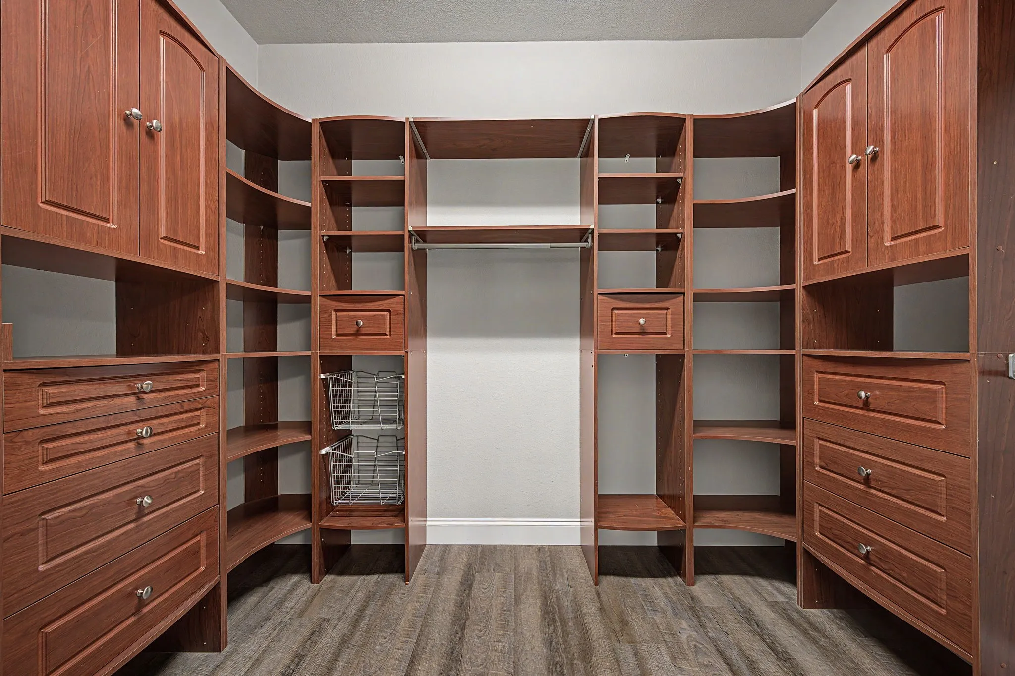 Custom Closet in the primary bedroom