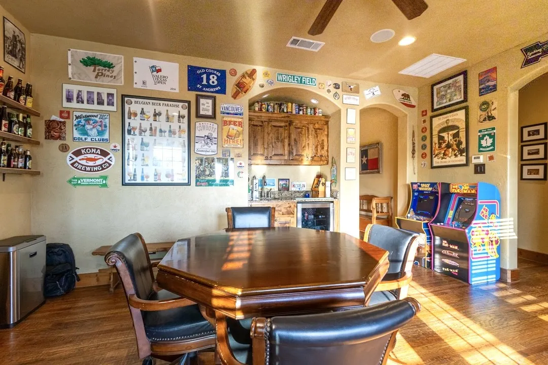 Card Room and Video Game area