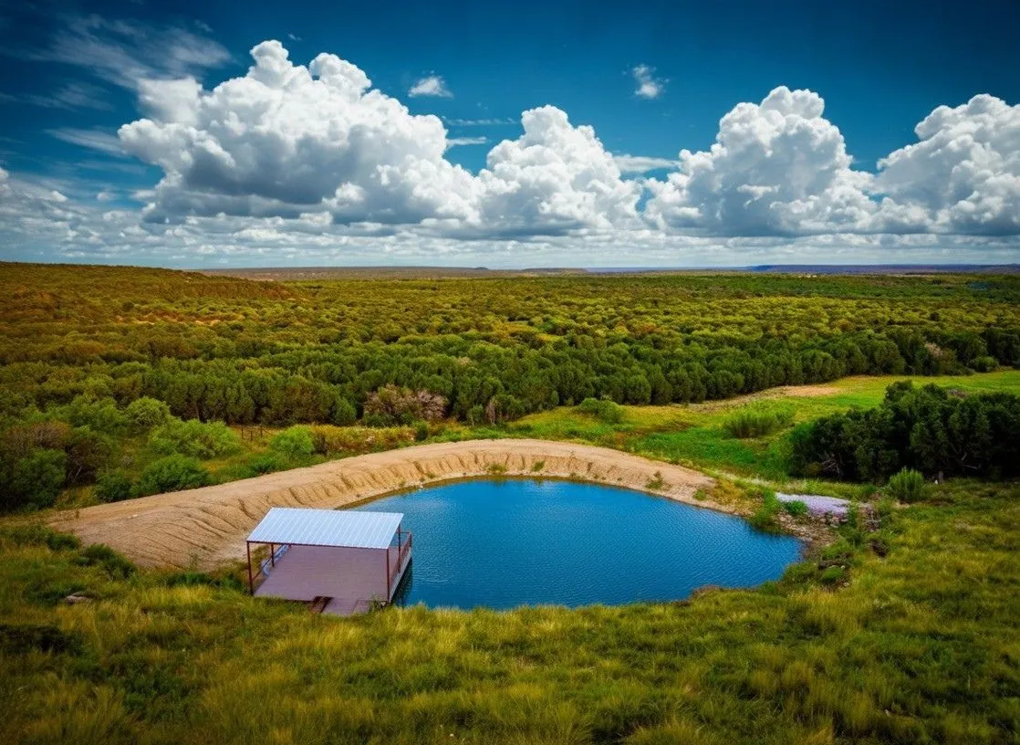 Stocked Fishing Pond with Stunning Mountain Views