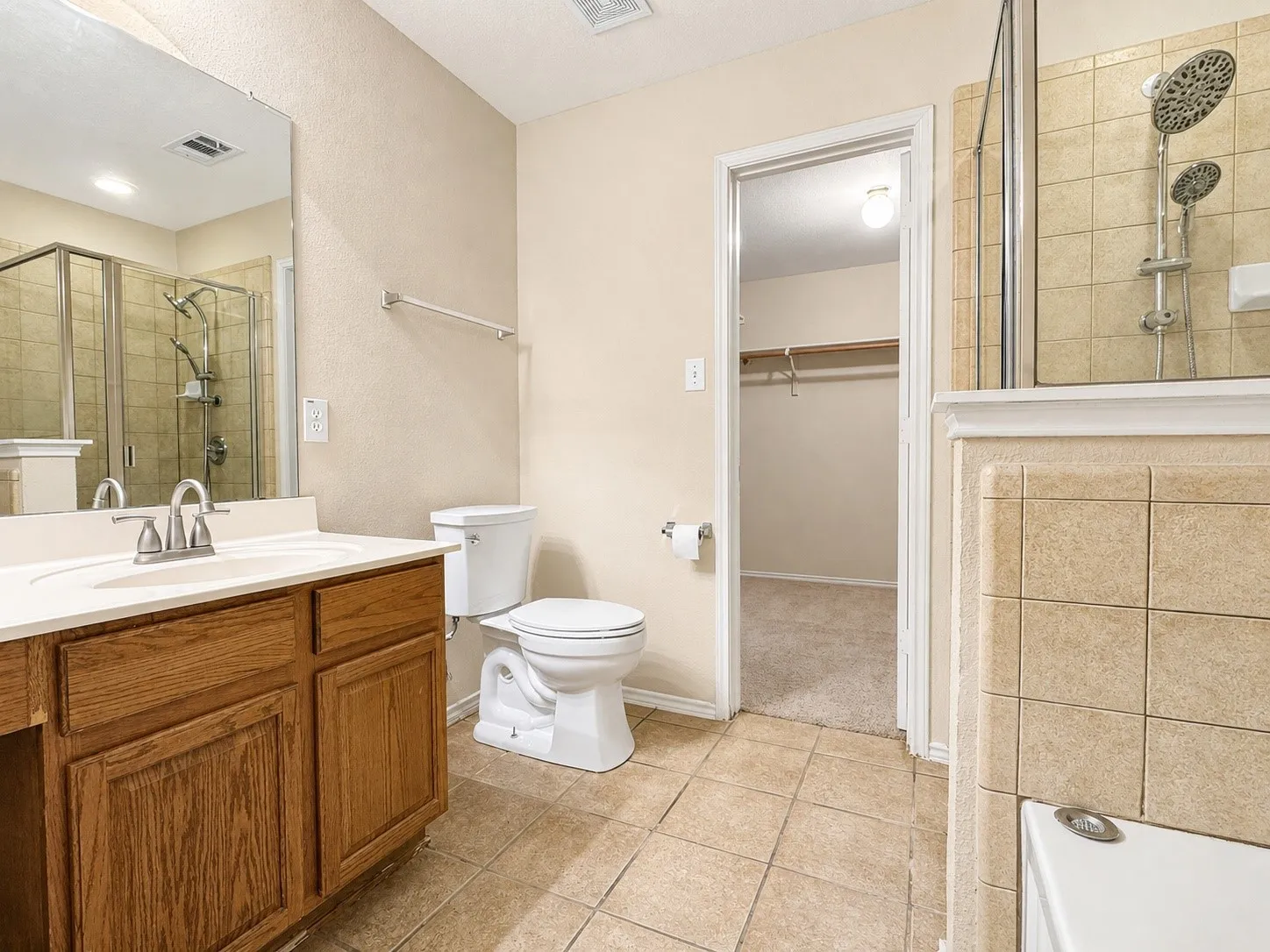 Downstairs primary bath