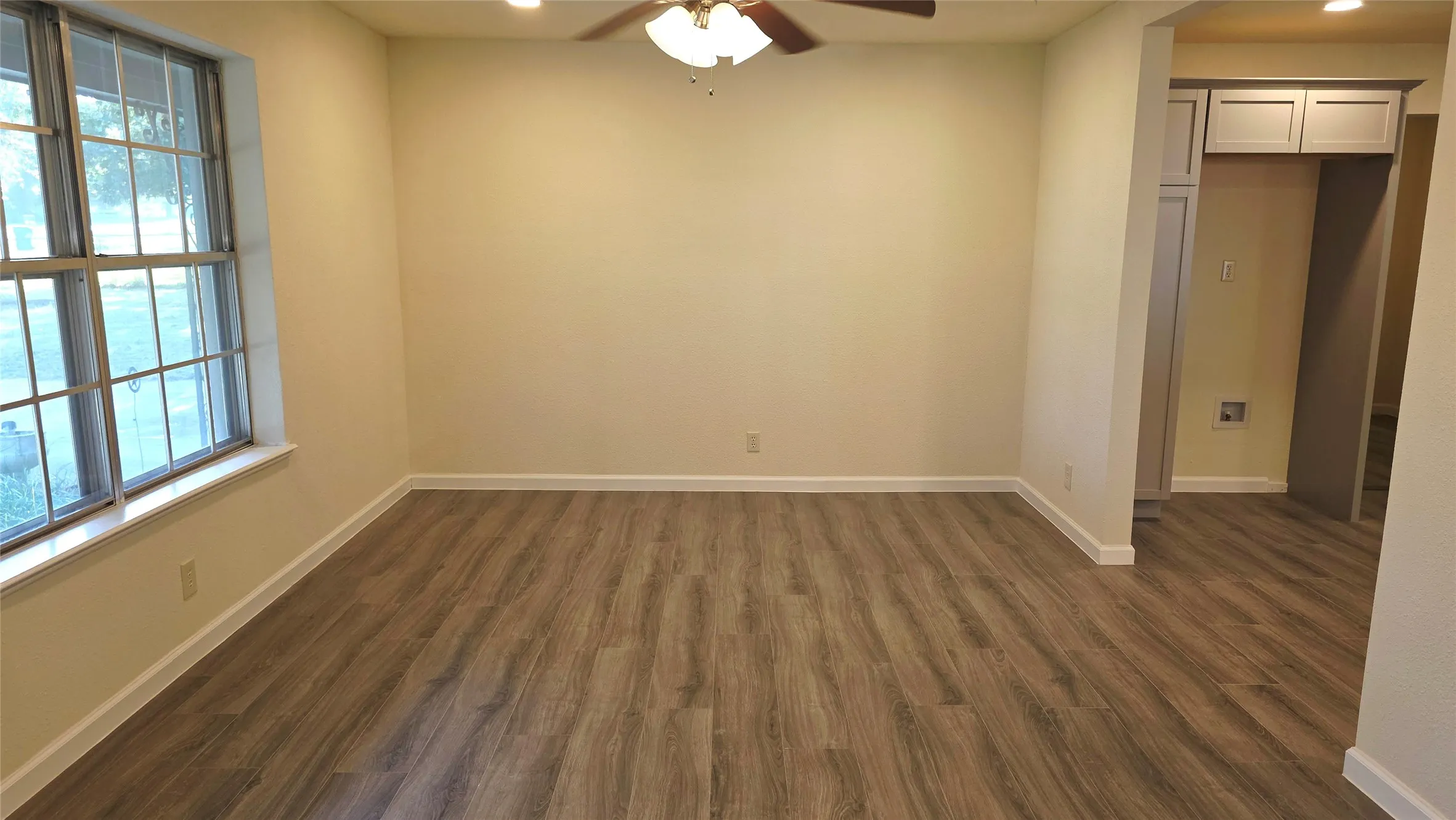 Living room by front entry
