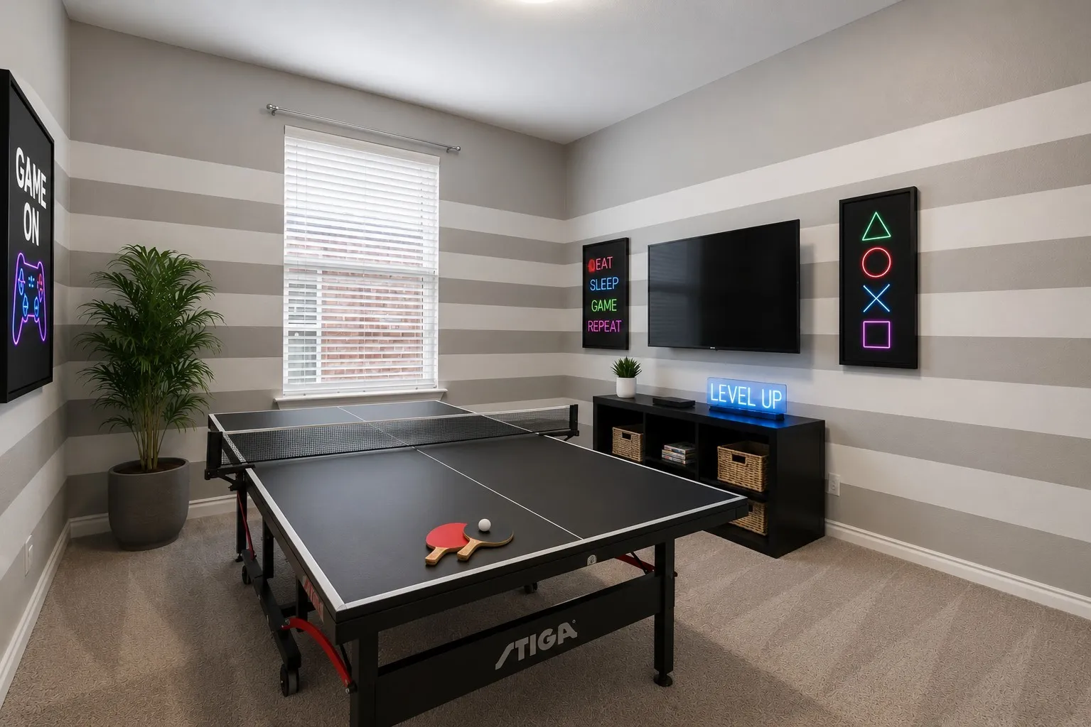 Game Room, 2nd Living or Study Area, Photo has been virtually staged.