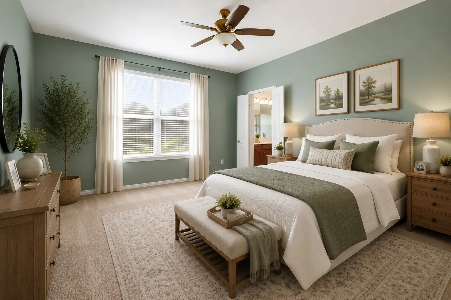 Virtually Staged Primary Suite Retreat!