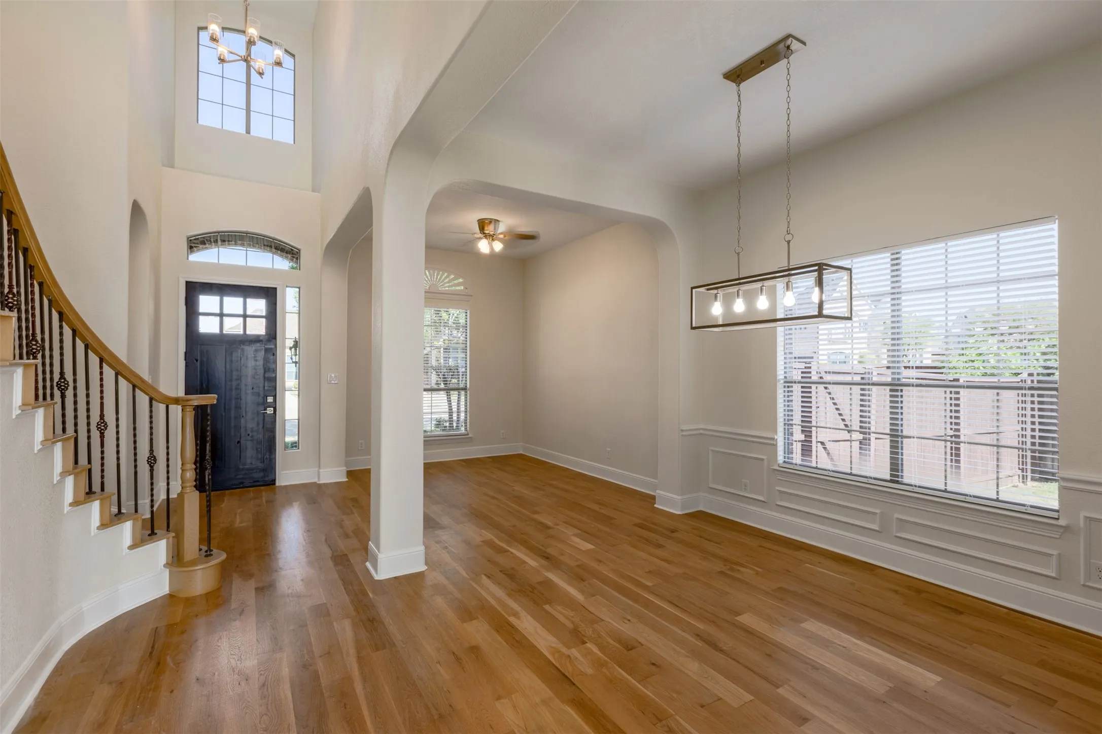 Entry and dining area