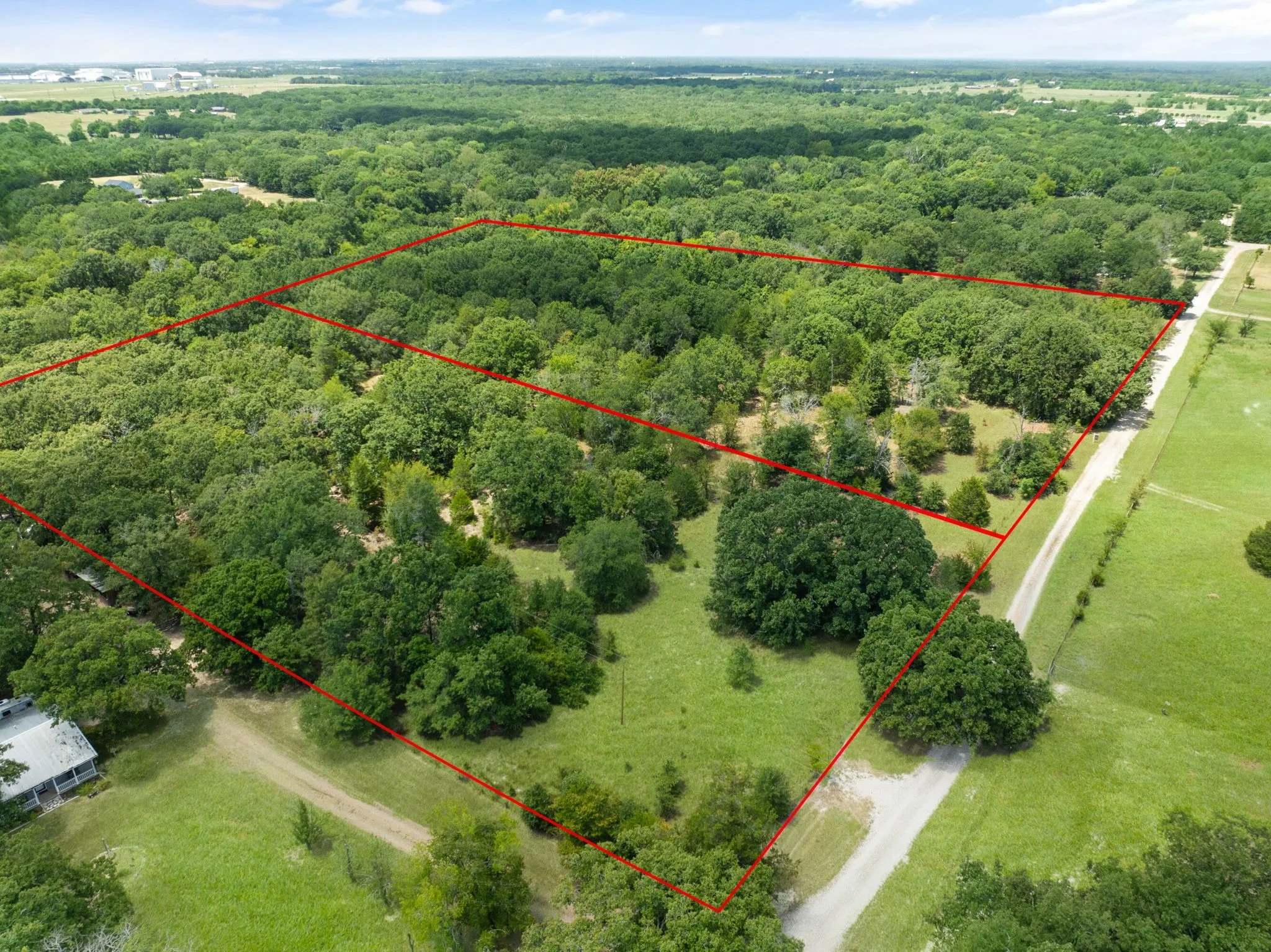 5 acre and 6 acre tract line - approximate