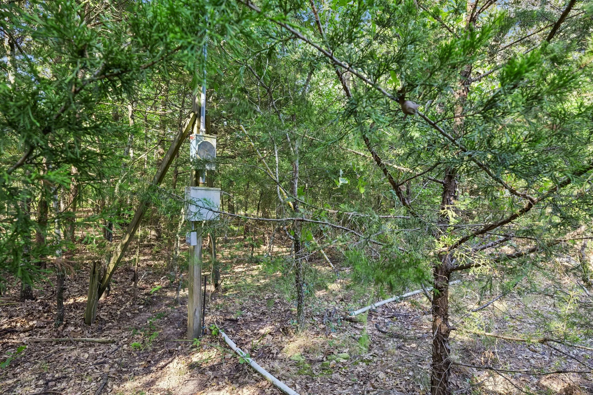 Power pole already installed