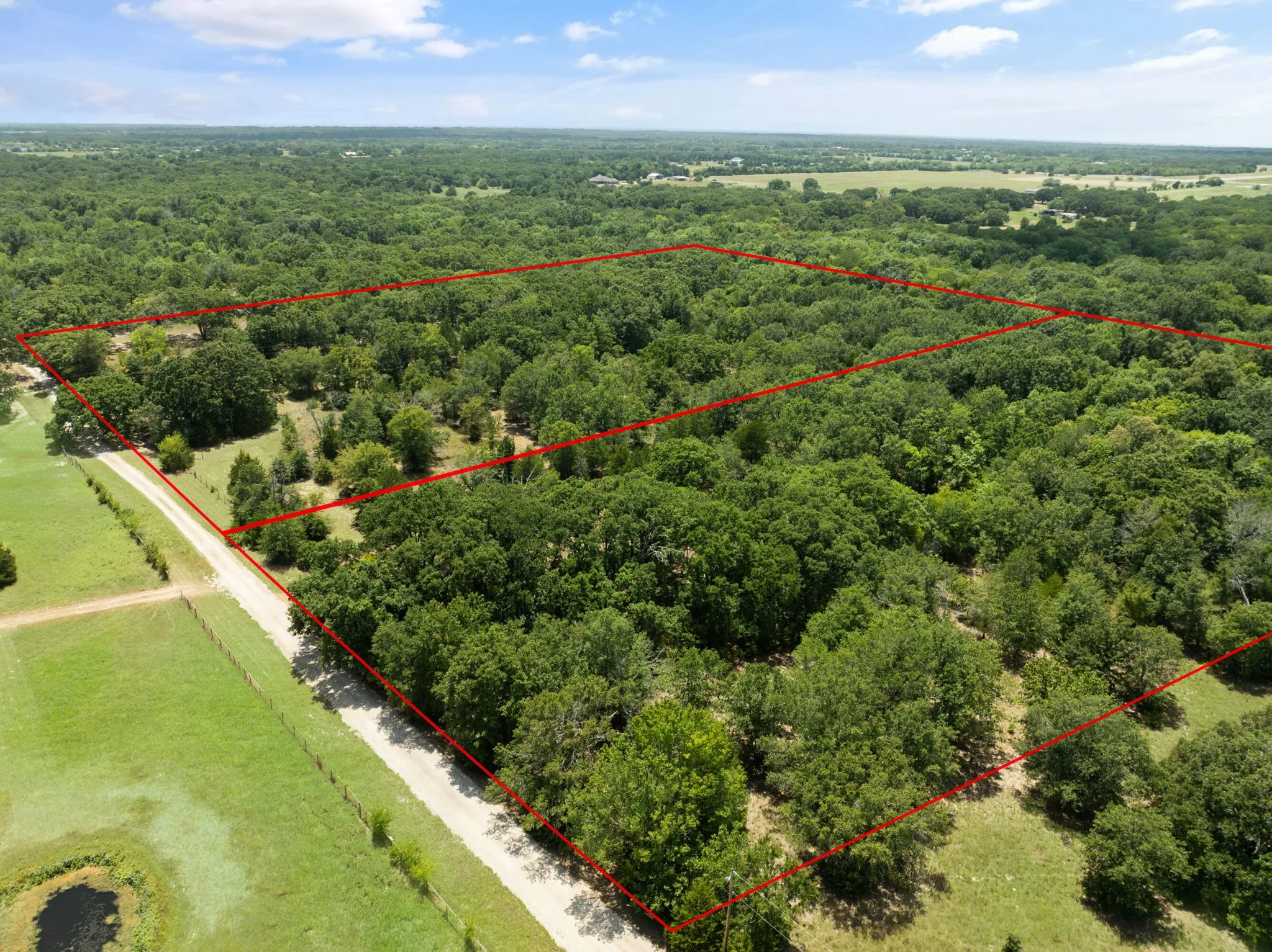 5 acre and 6 acre tract line - approximate