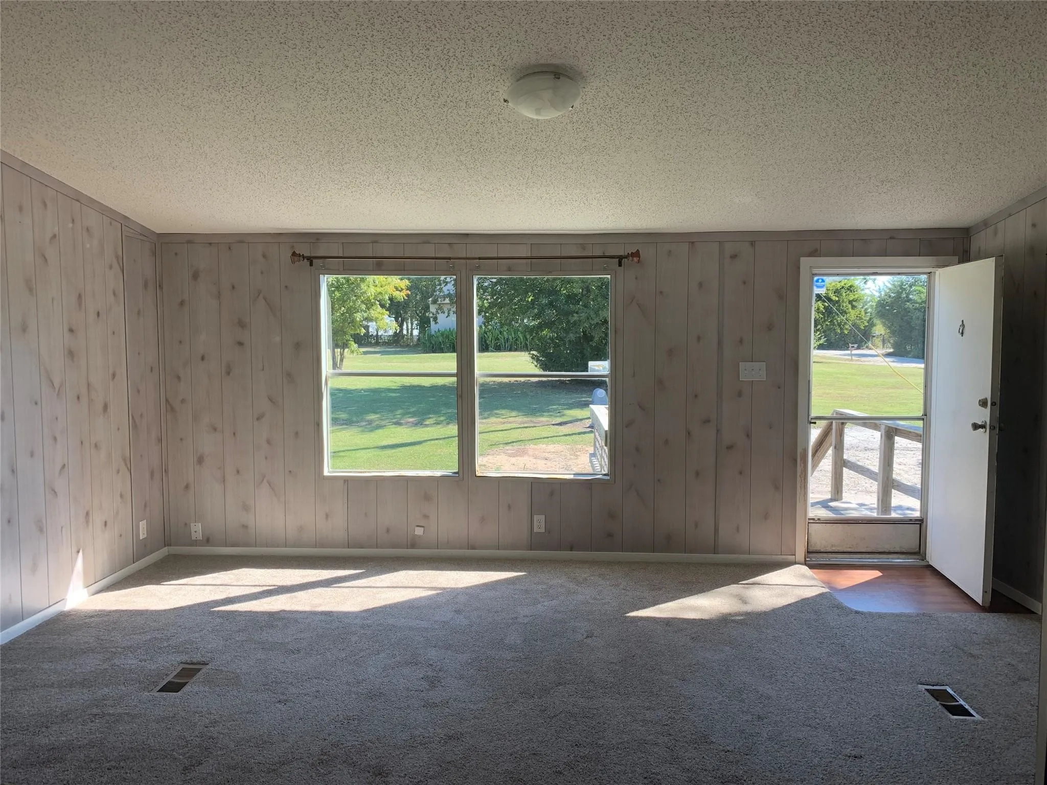 Mobile home living area
