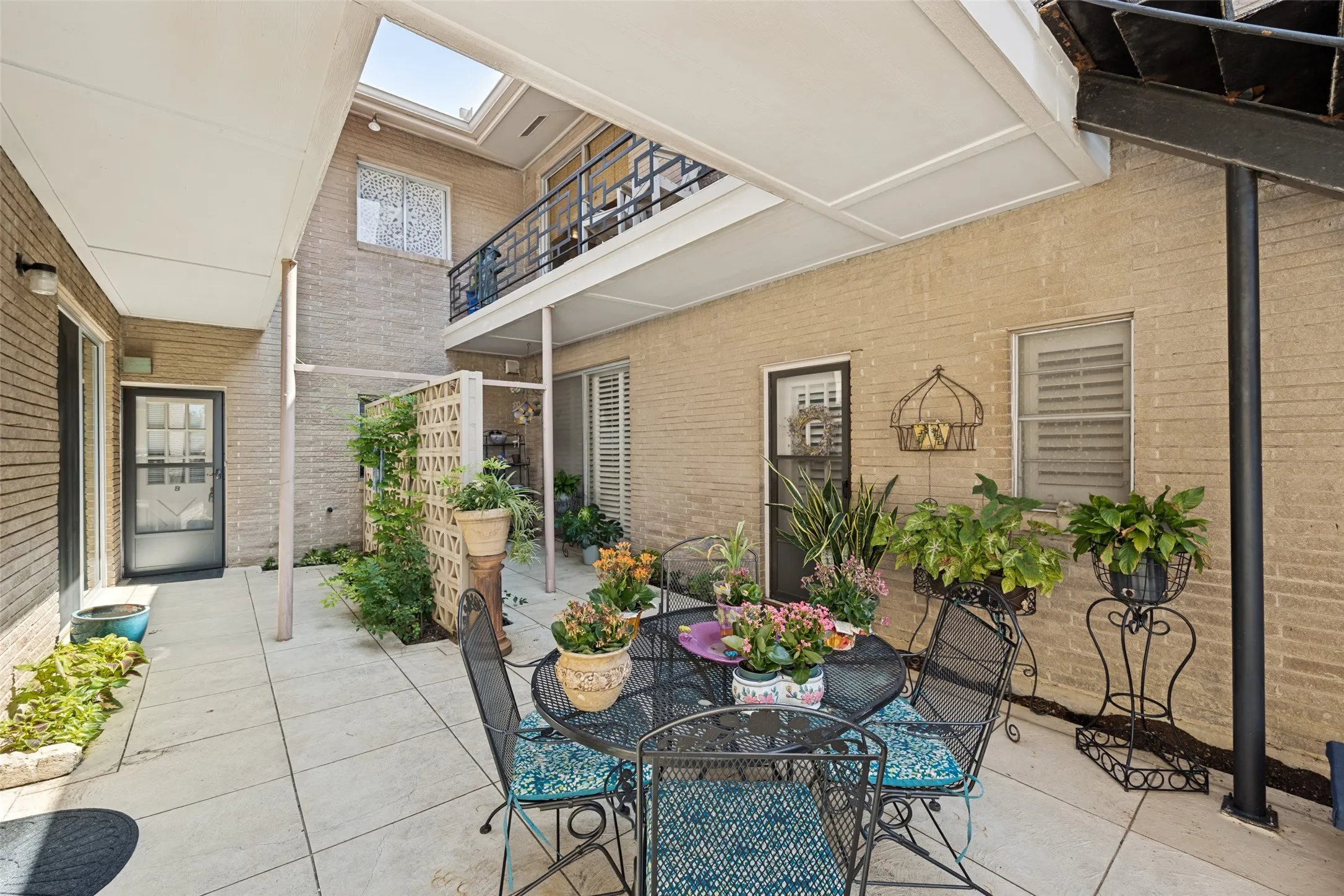 Shared rear patio