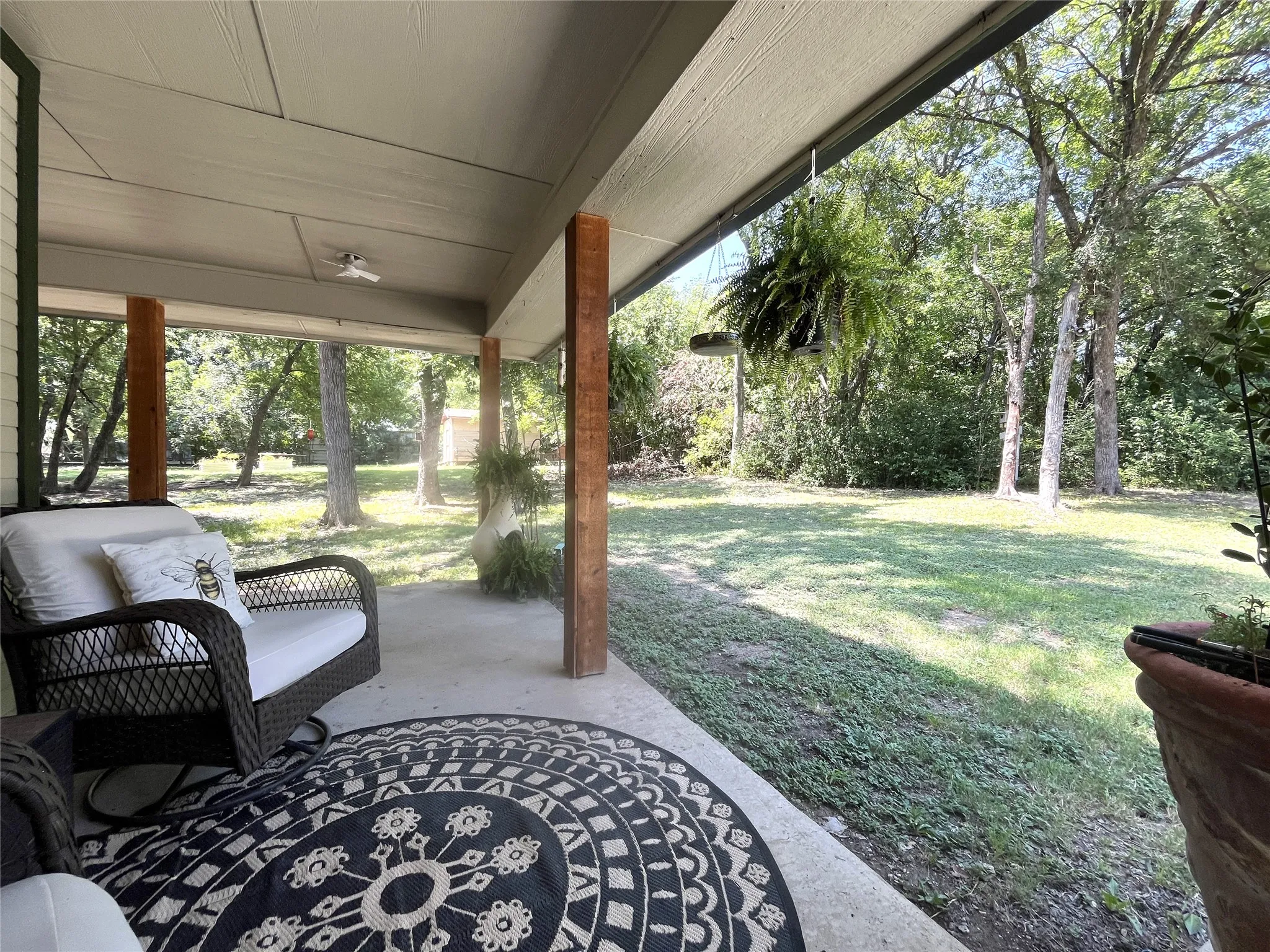 View From Wrap Around Covered Porch
