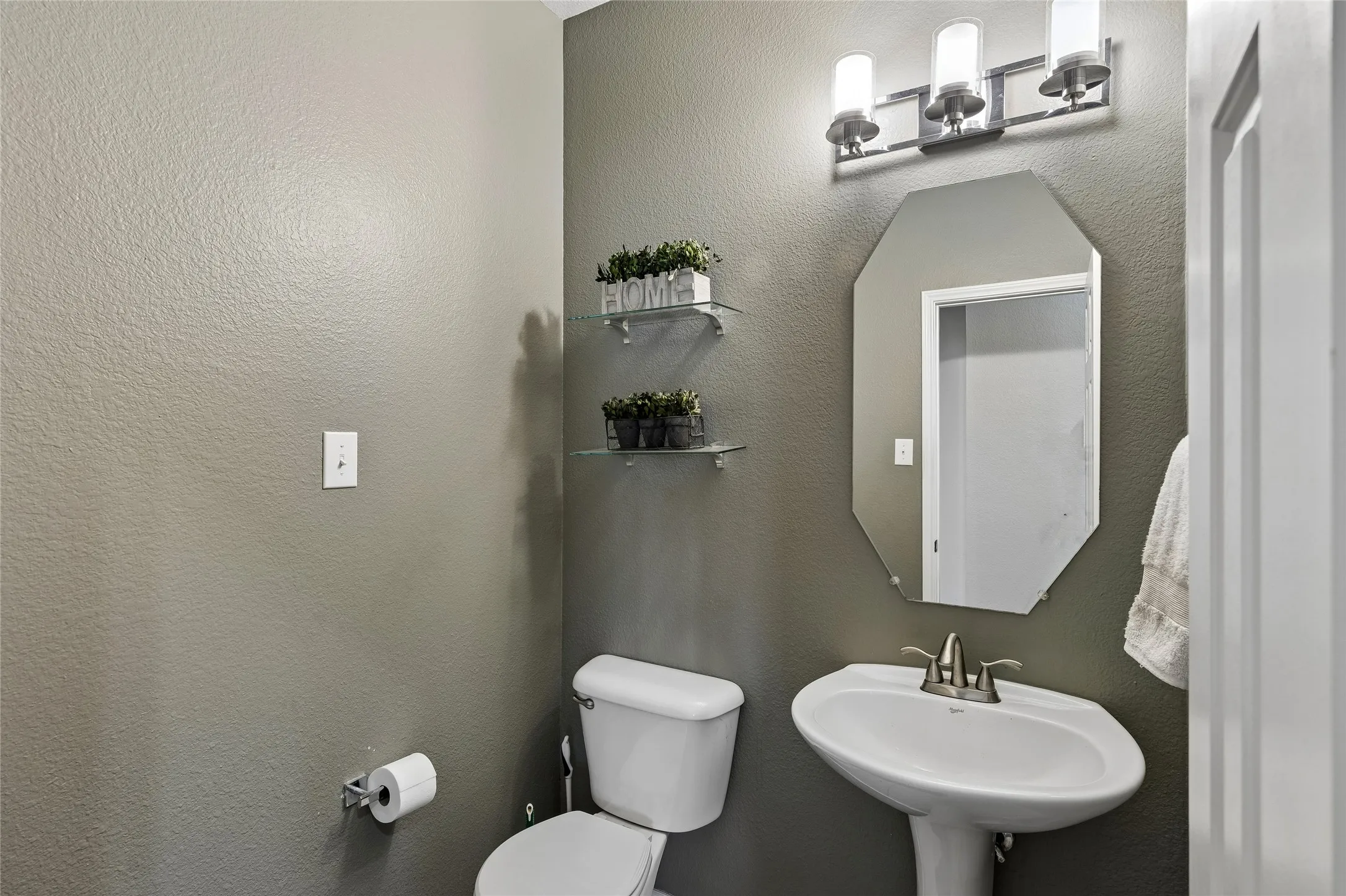 Half bath downstairs