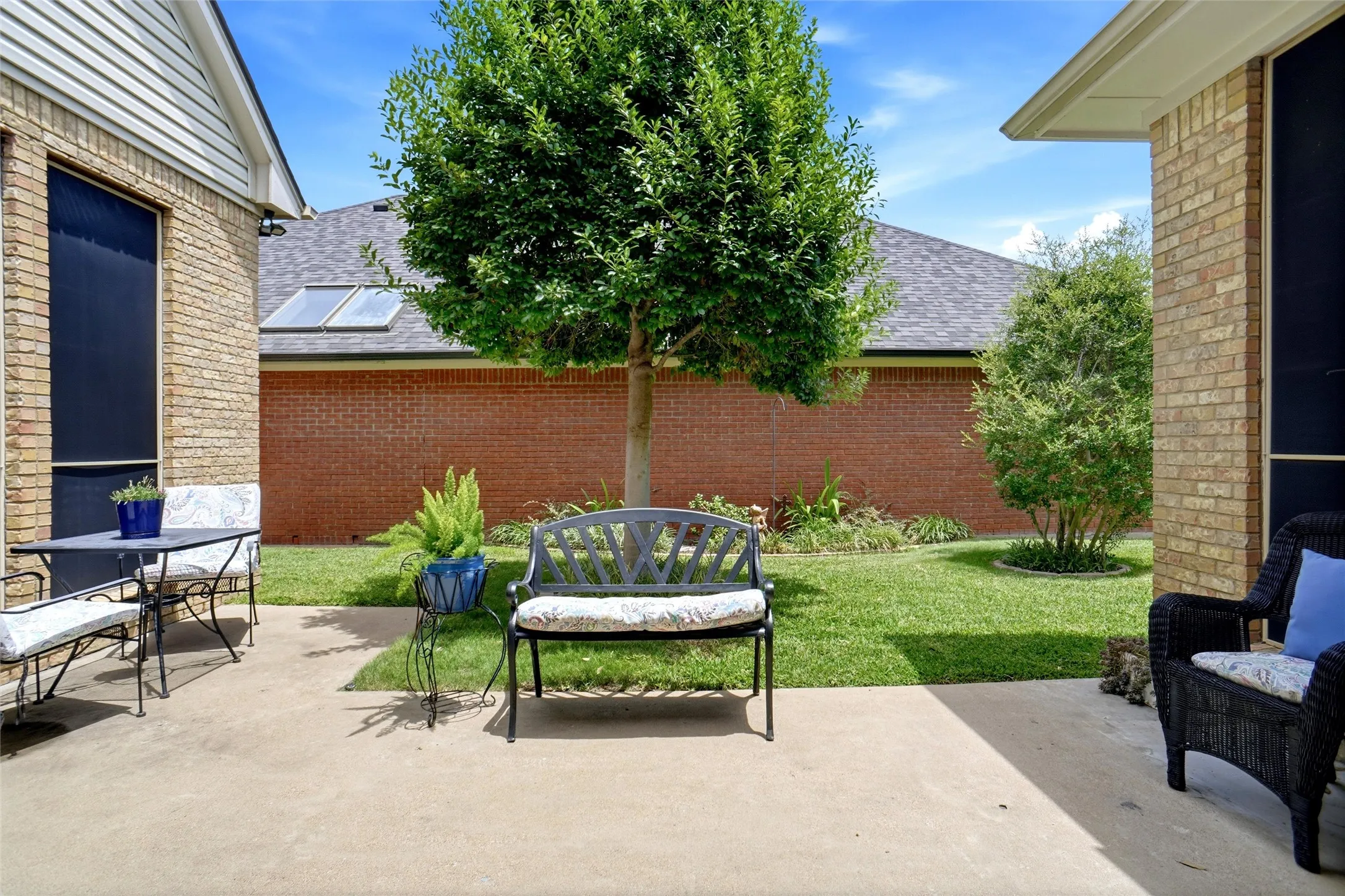 Open patio