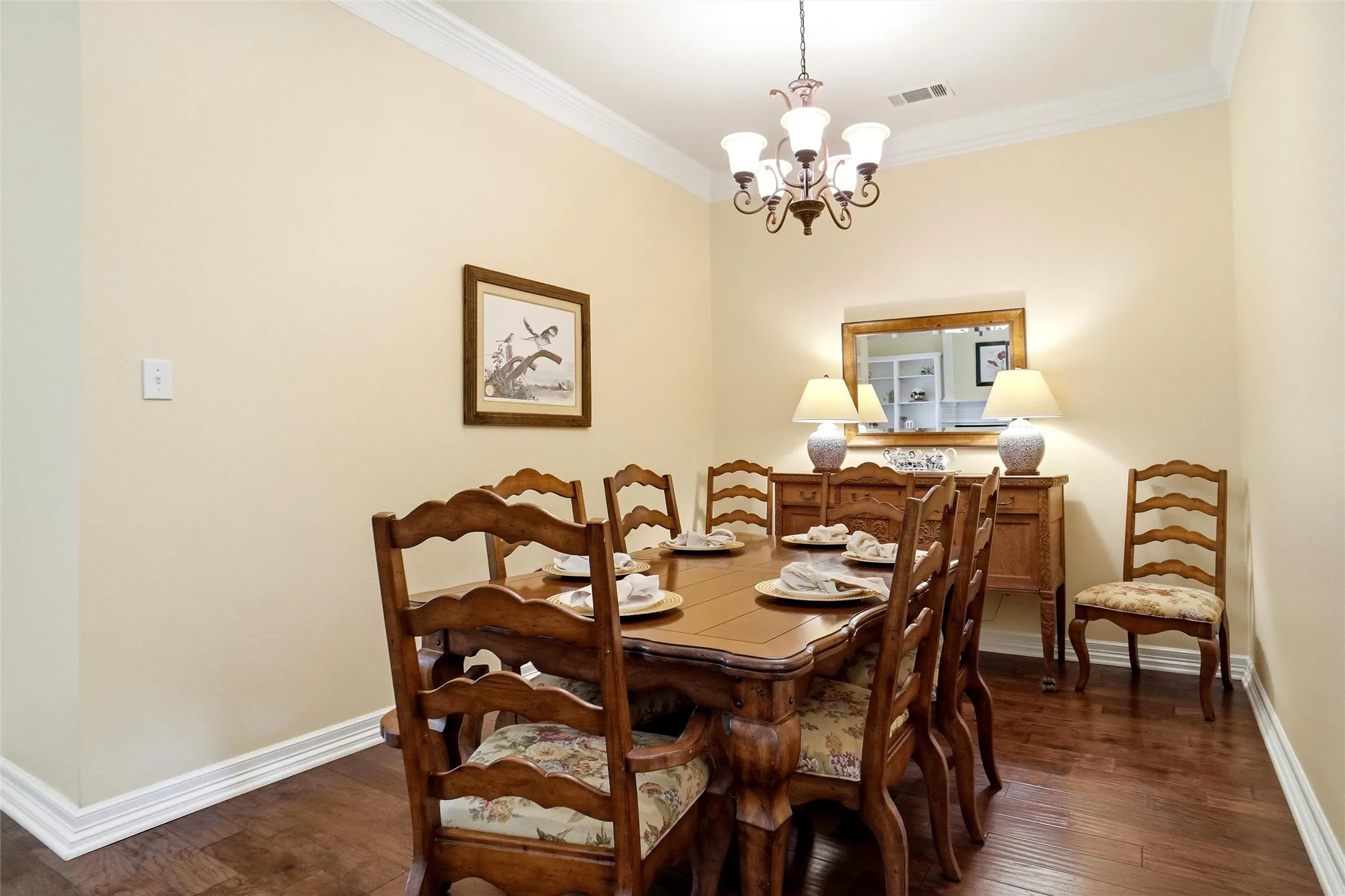 Room for seating for 8
