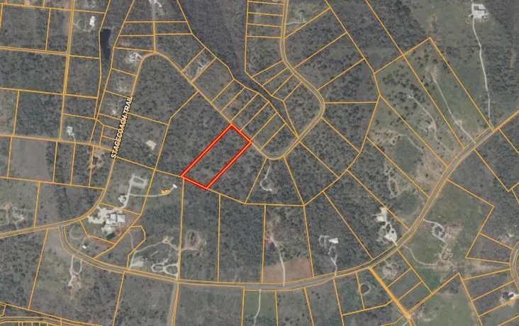 Plat Map. Illustrating the boundaries of the property within a larger land division