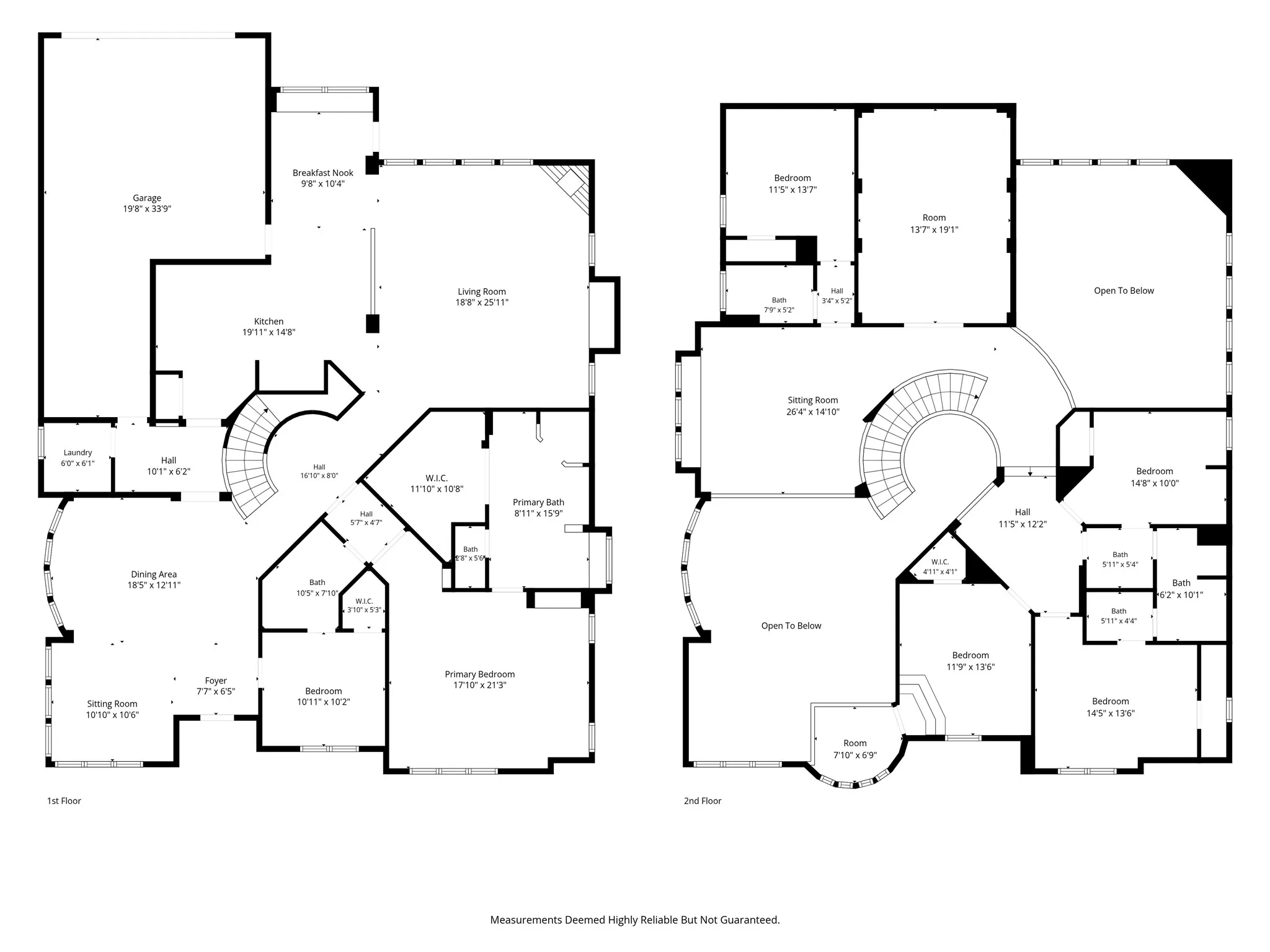Thoughtfully designed two-story floor plan featuring a luxurious first-floor primary suite, expansive living spaces, multiple flexible bonus rooms, oversized upstairs game room, private guest accommodations & abundant storage throughout!