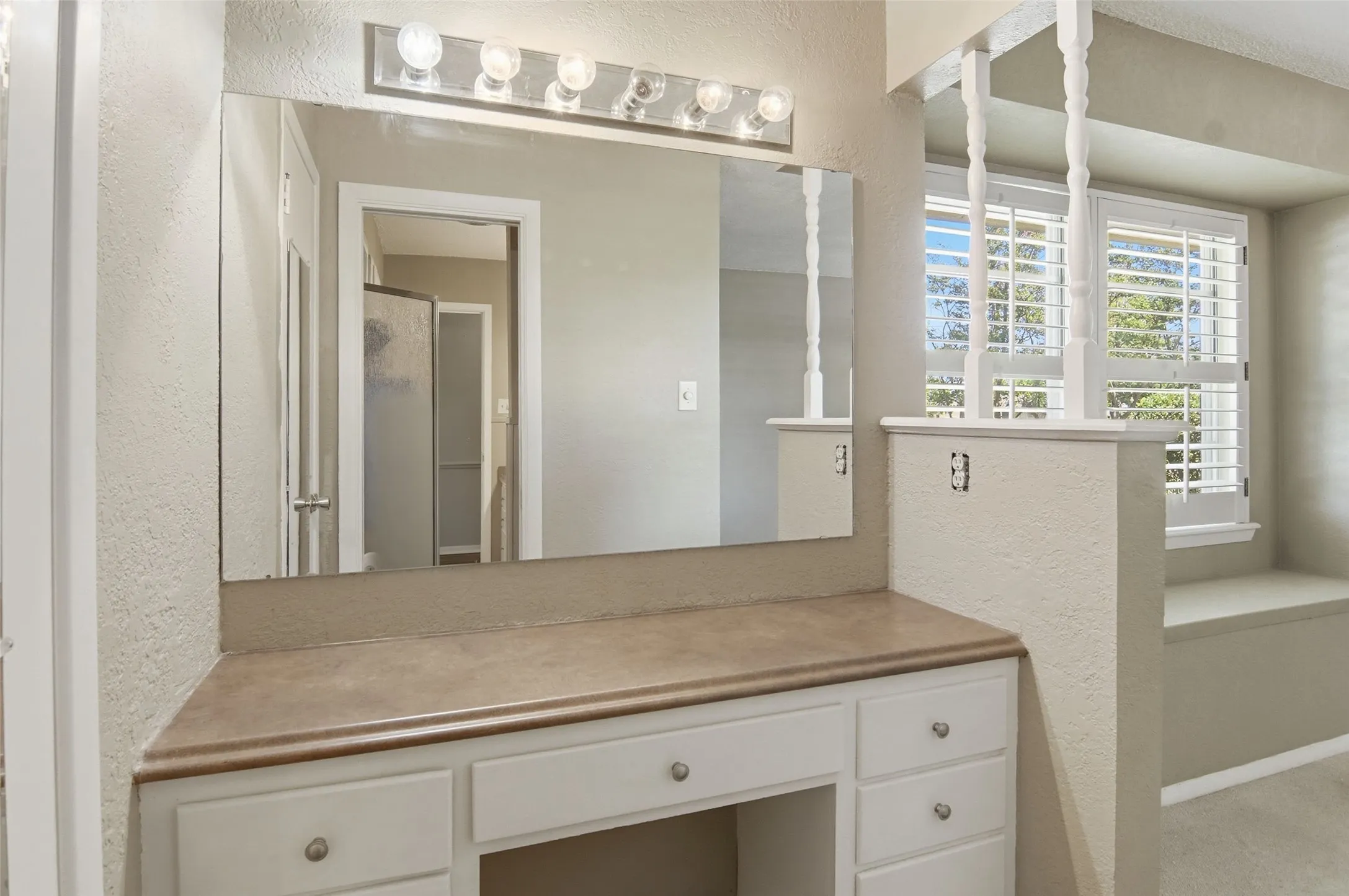 Primary Bathroom Beauty Station