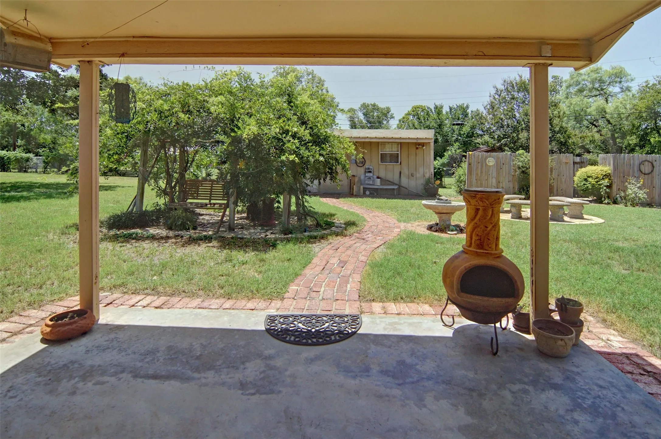 Covered Back Patio