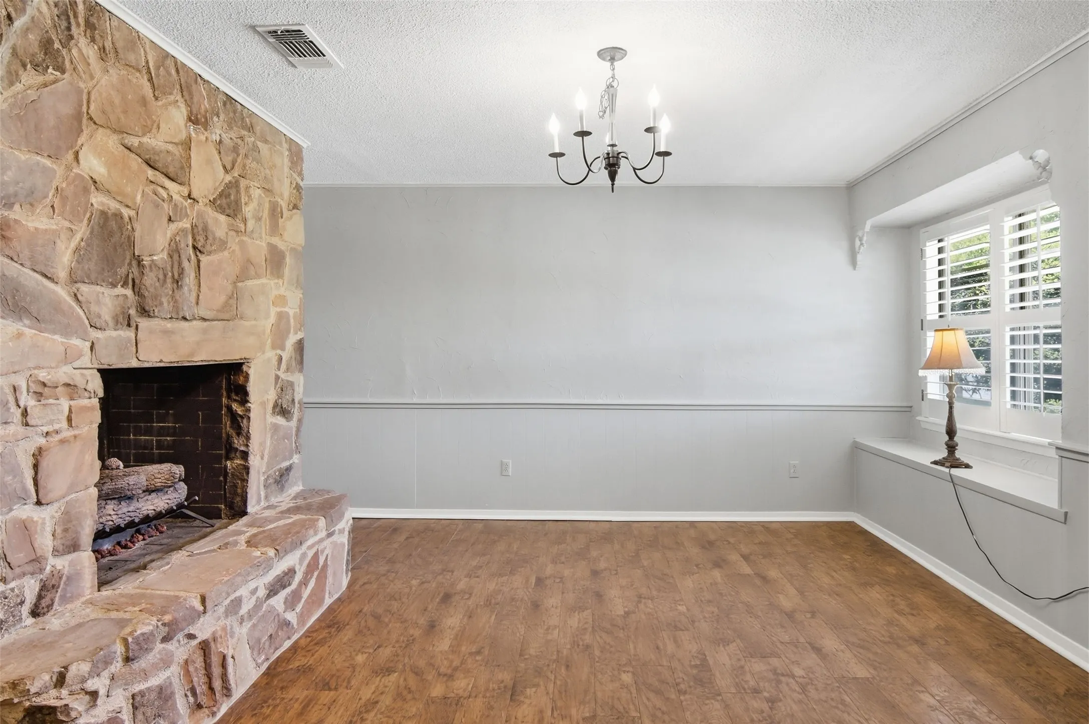 Rock Fireplace