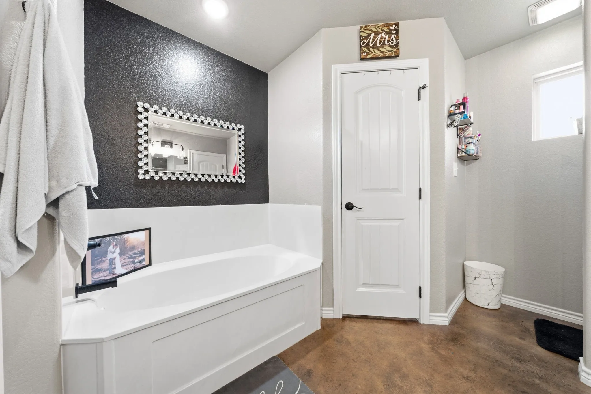 Relax in the soaking tub!
