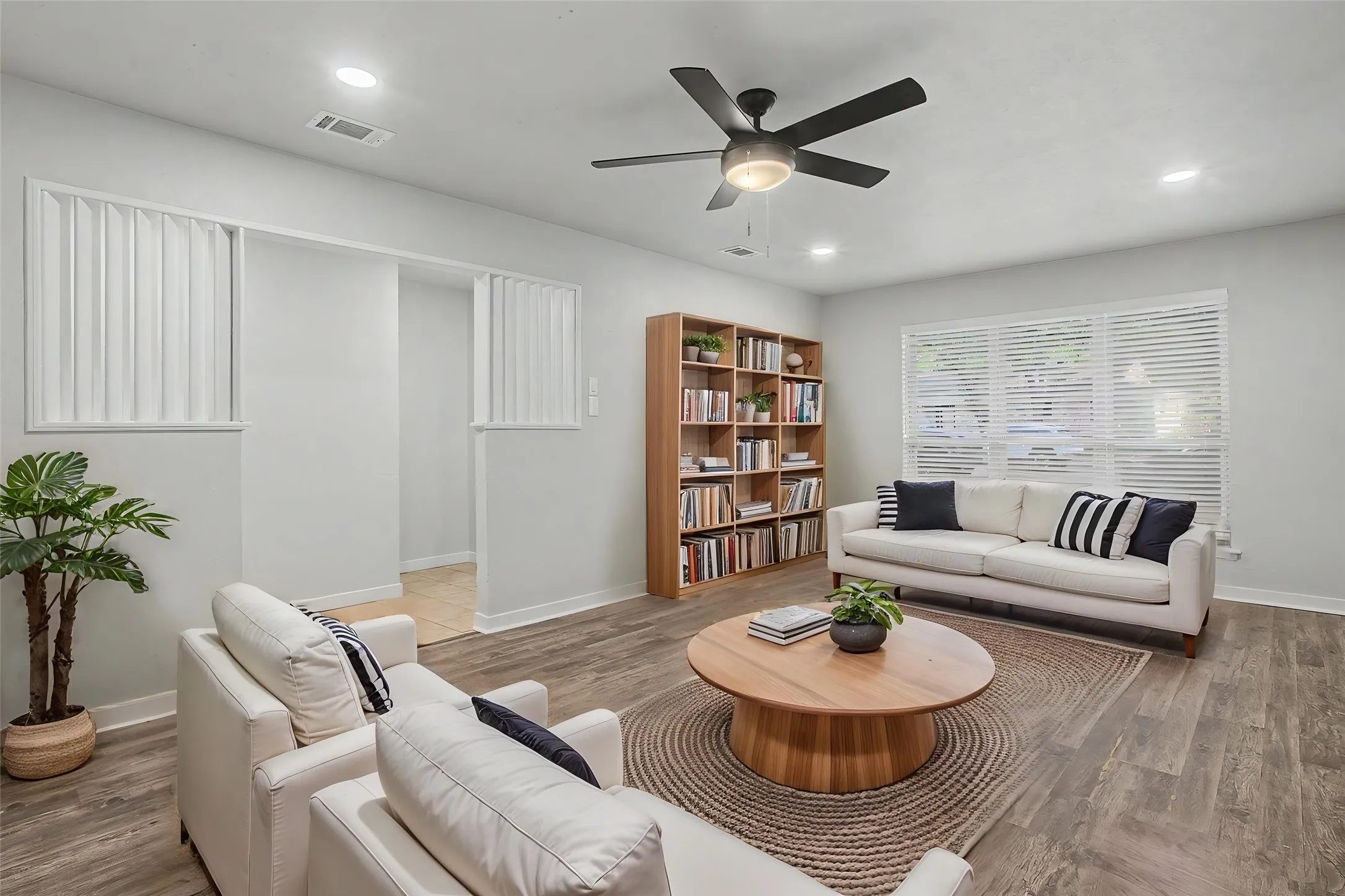 Front Living Virtually Staged