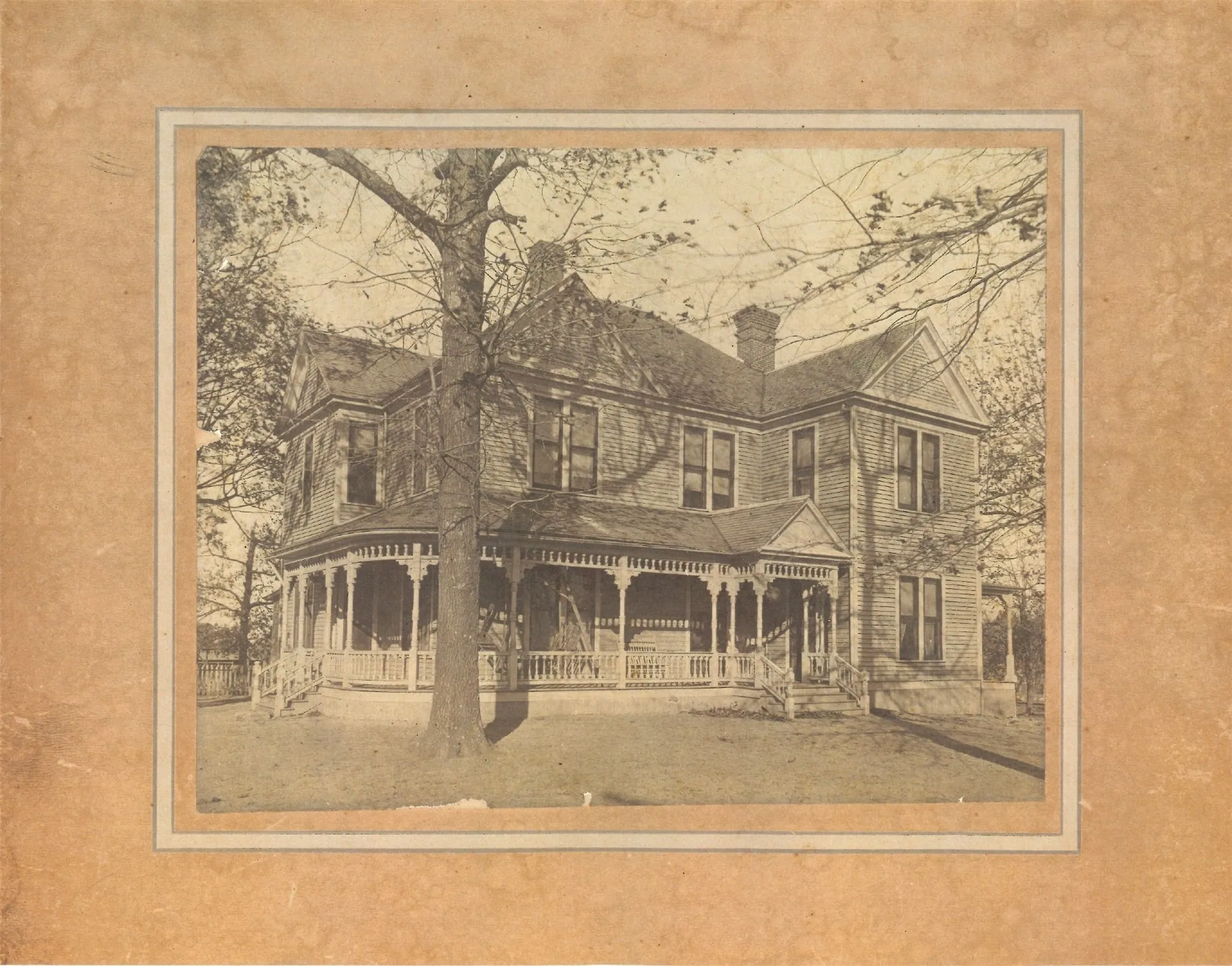 This is a picture made sometime during the 40's and used in an article for the Paris News on the history of the house.
