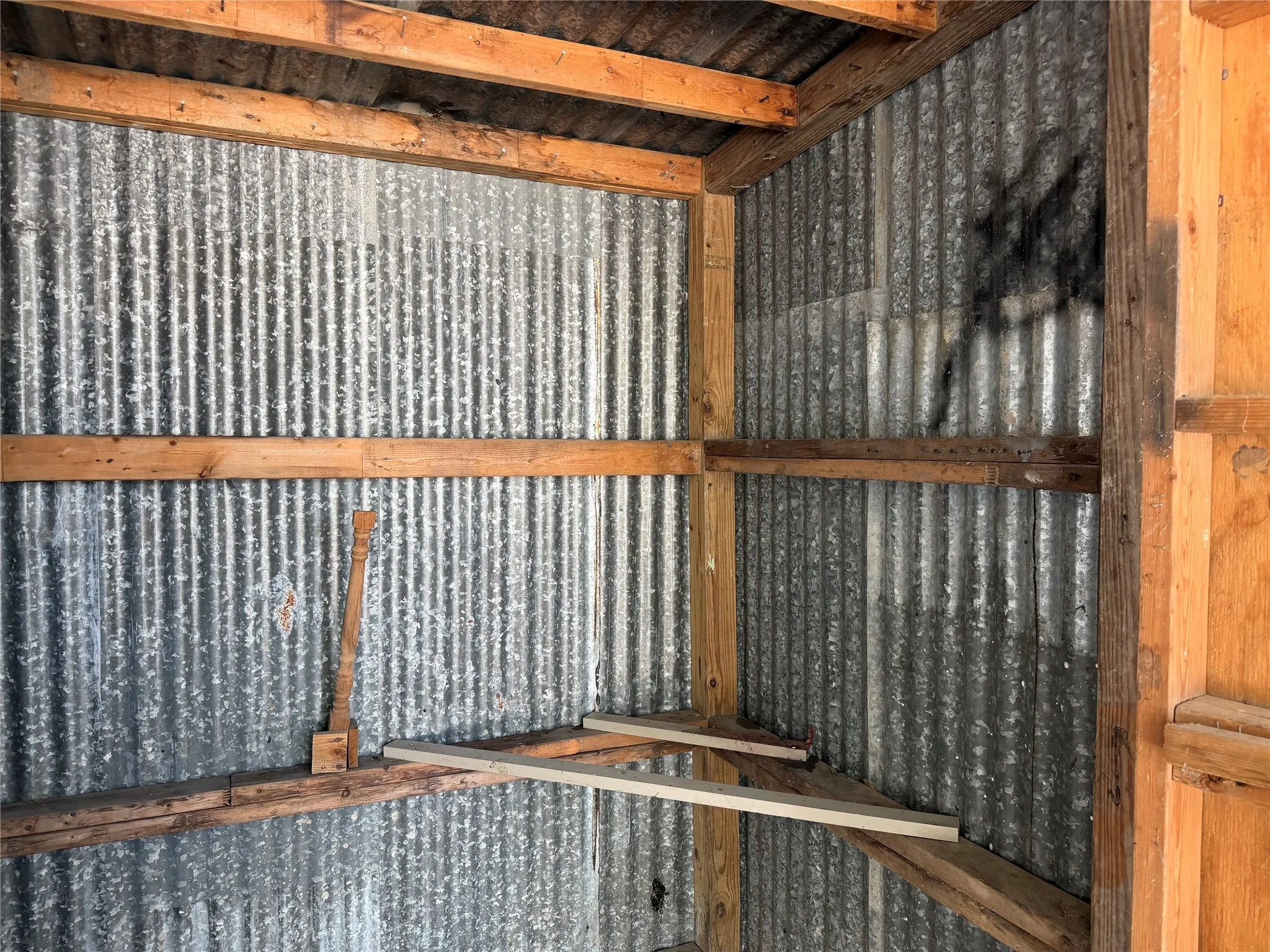 Storage Unit under the carport