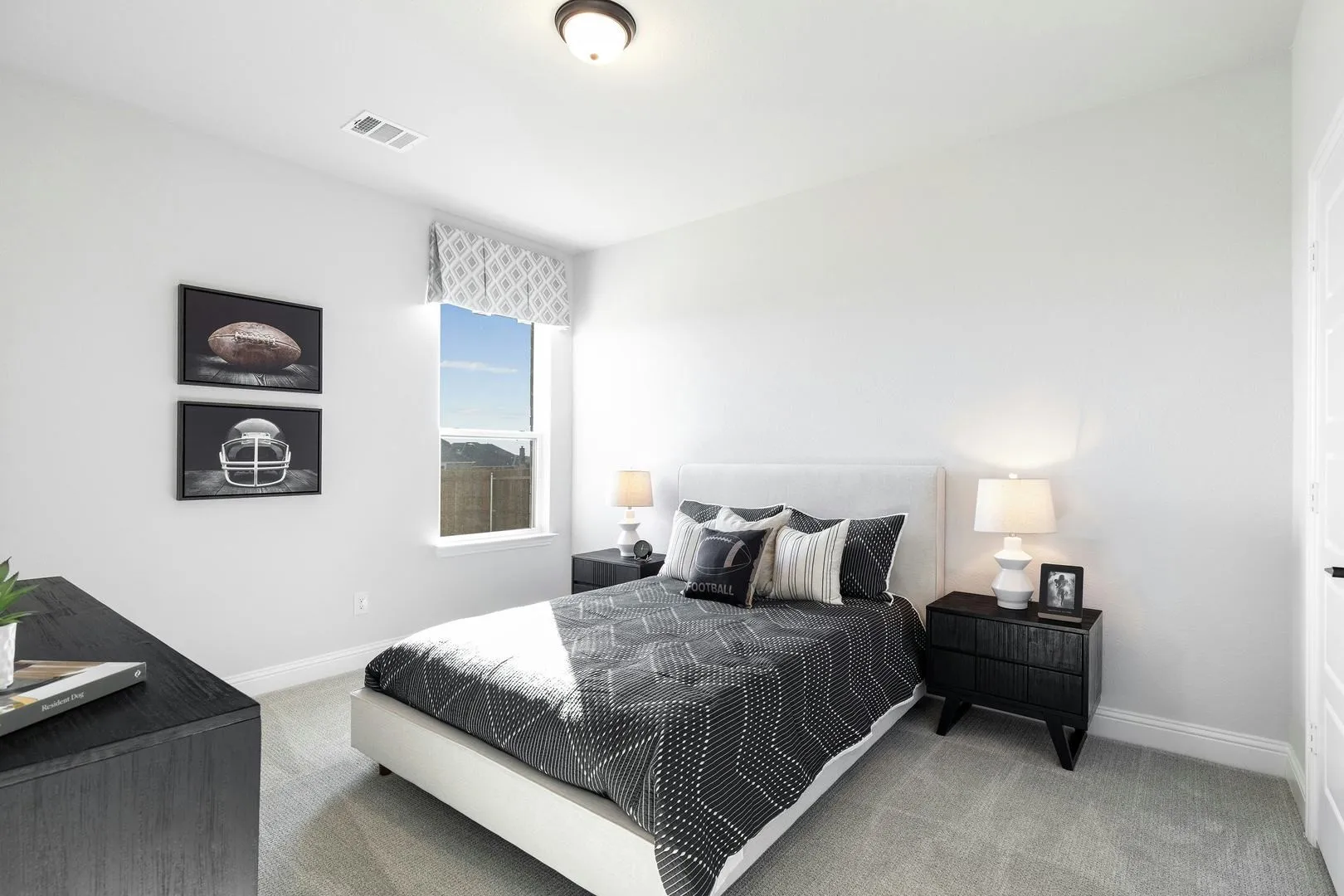 Secondary Bedroom of Kentsdale Farms home in DeSoto, TX by Kindred Homes
