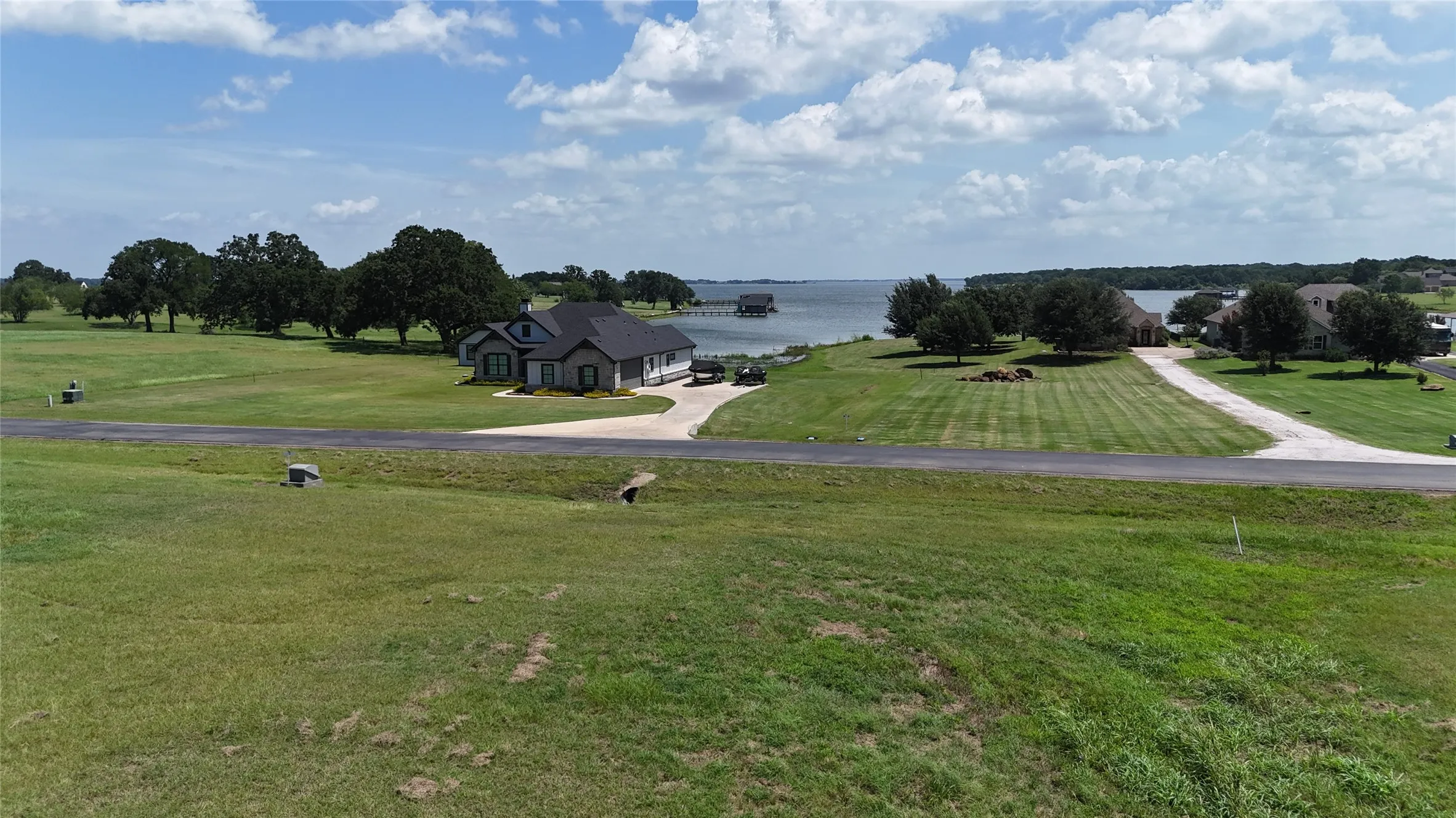 Nearby waterfront homes and community setting.