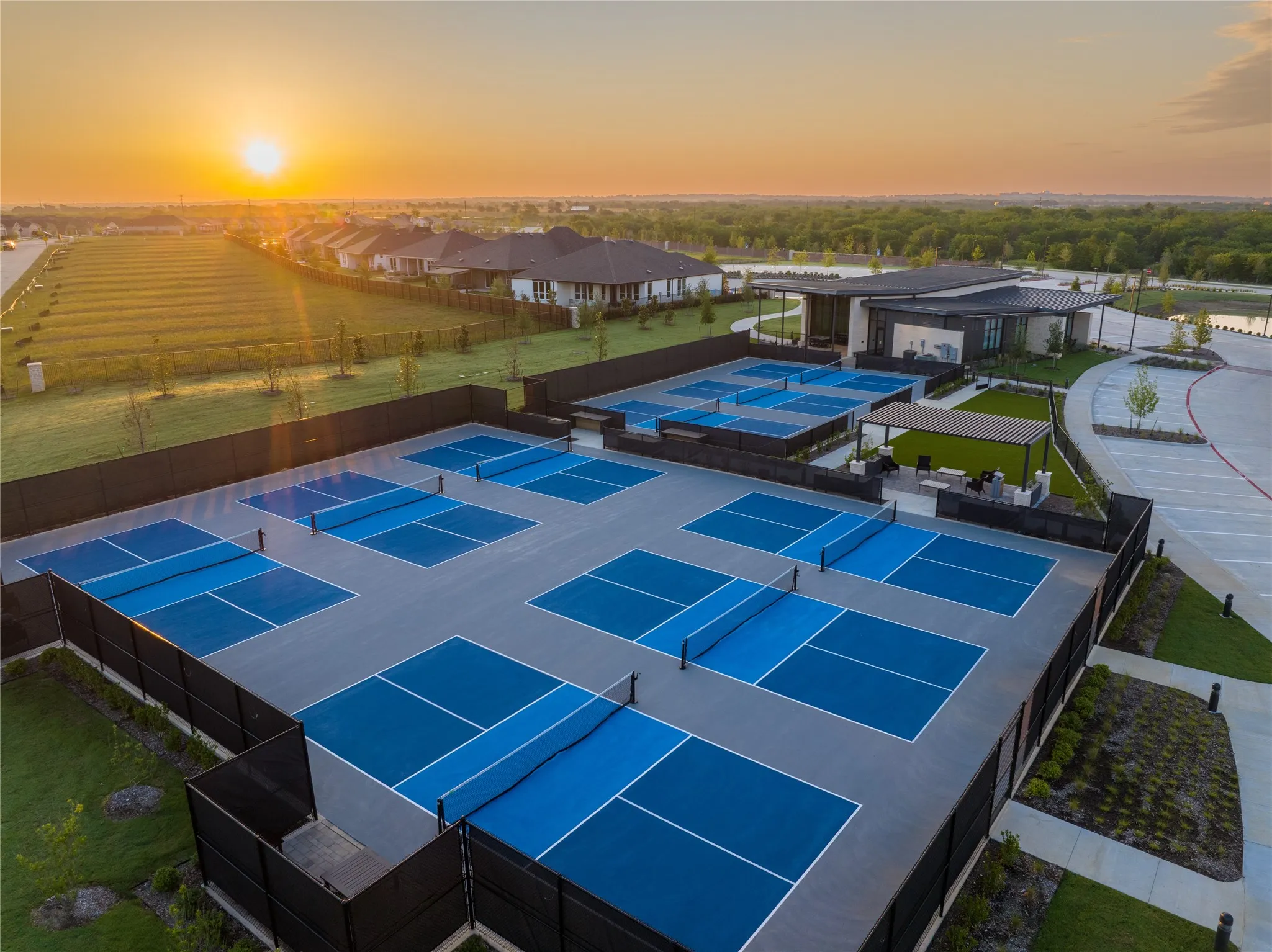 Del Webb pickleball pavilion