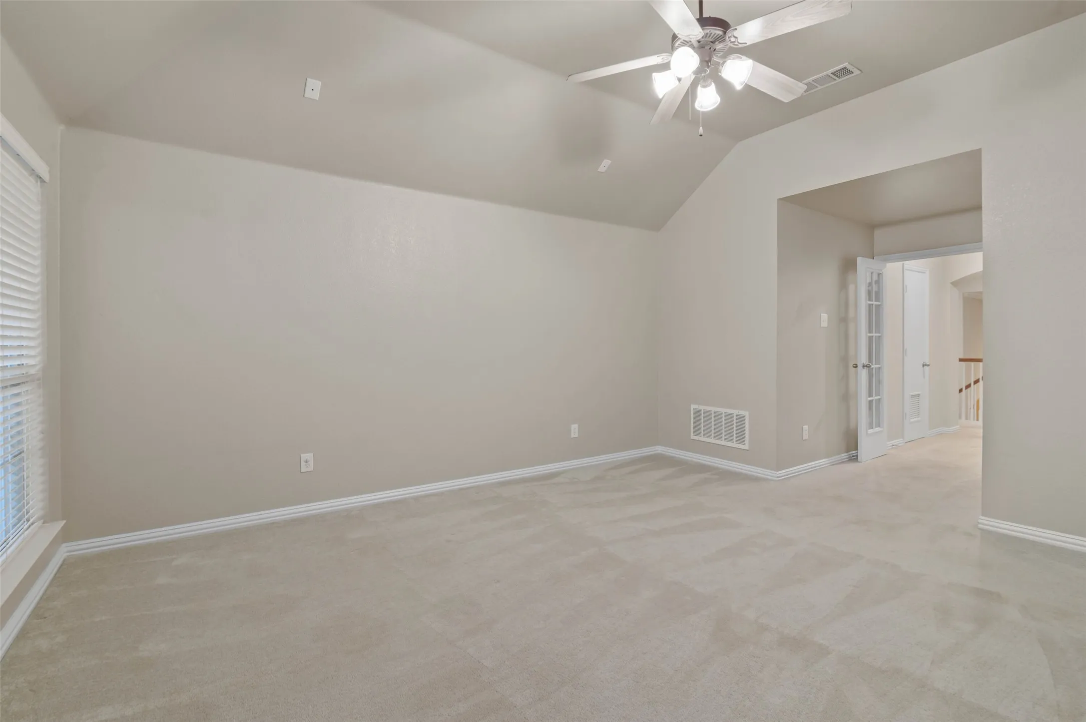 Upstairs living room game room space
