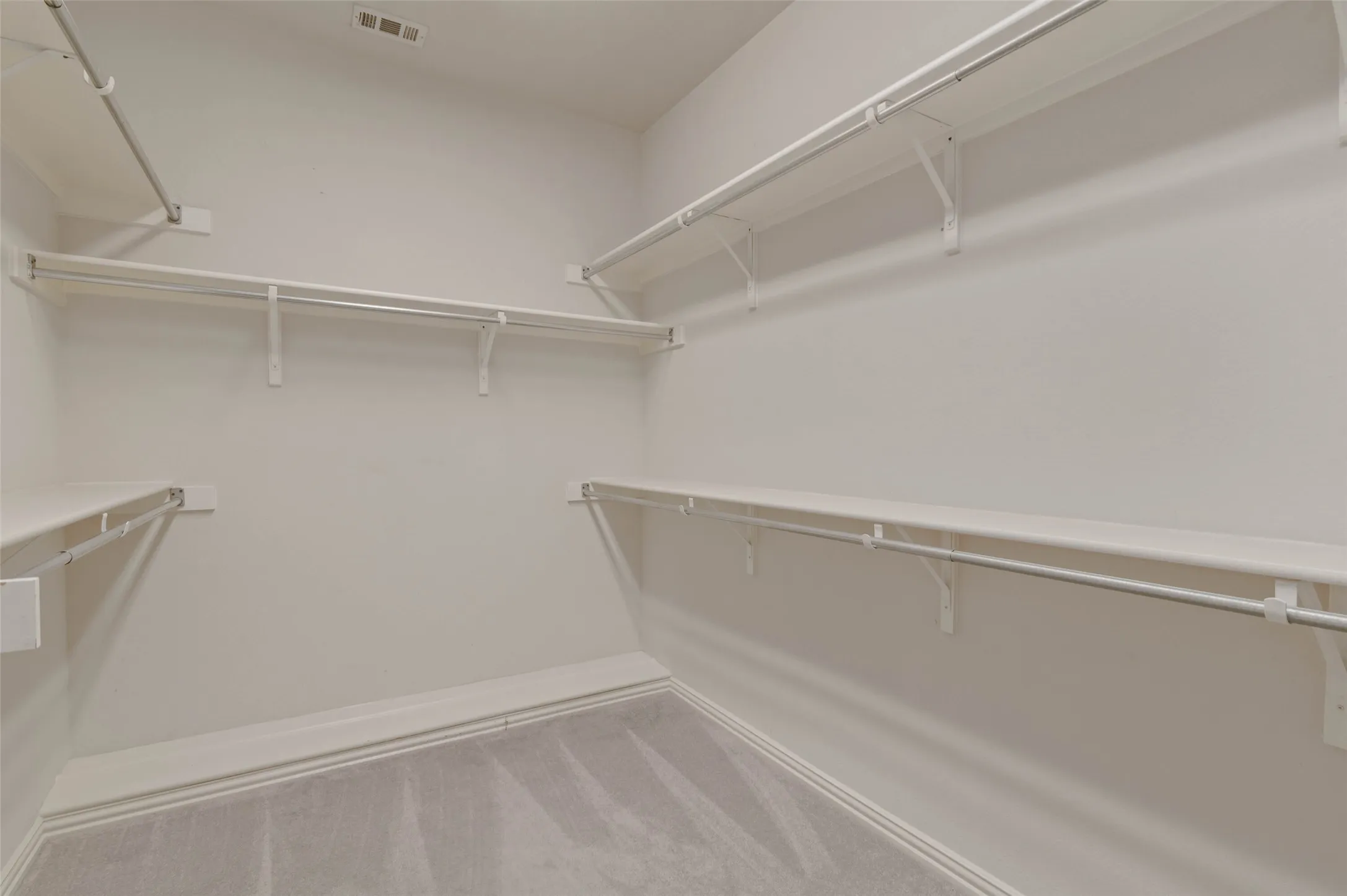 Large primary closet.