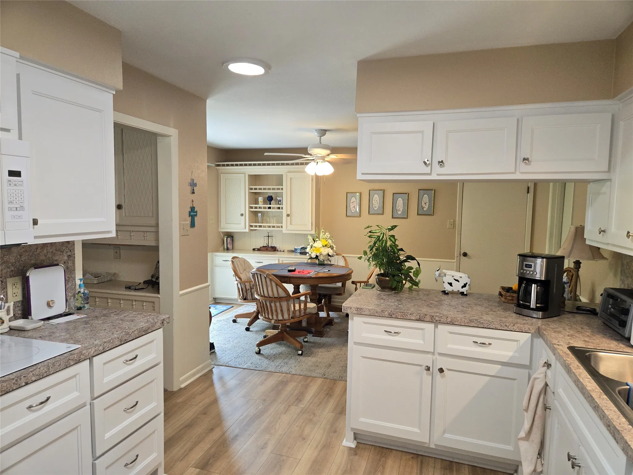 Kitchen view from hallway
