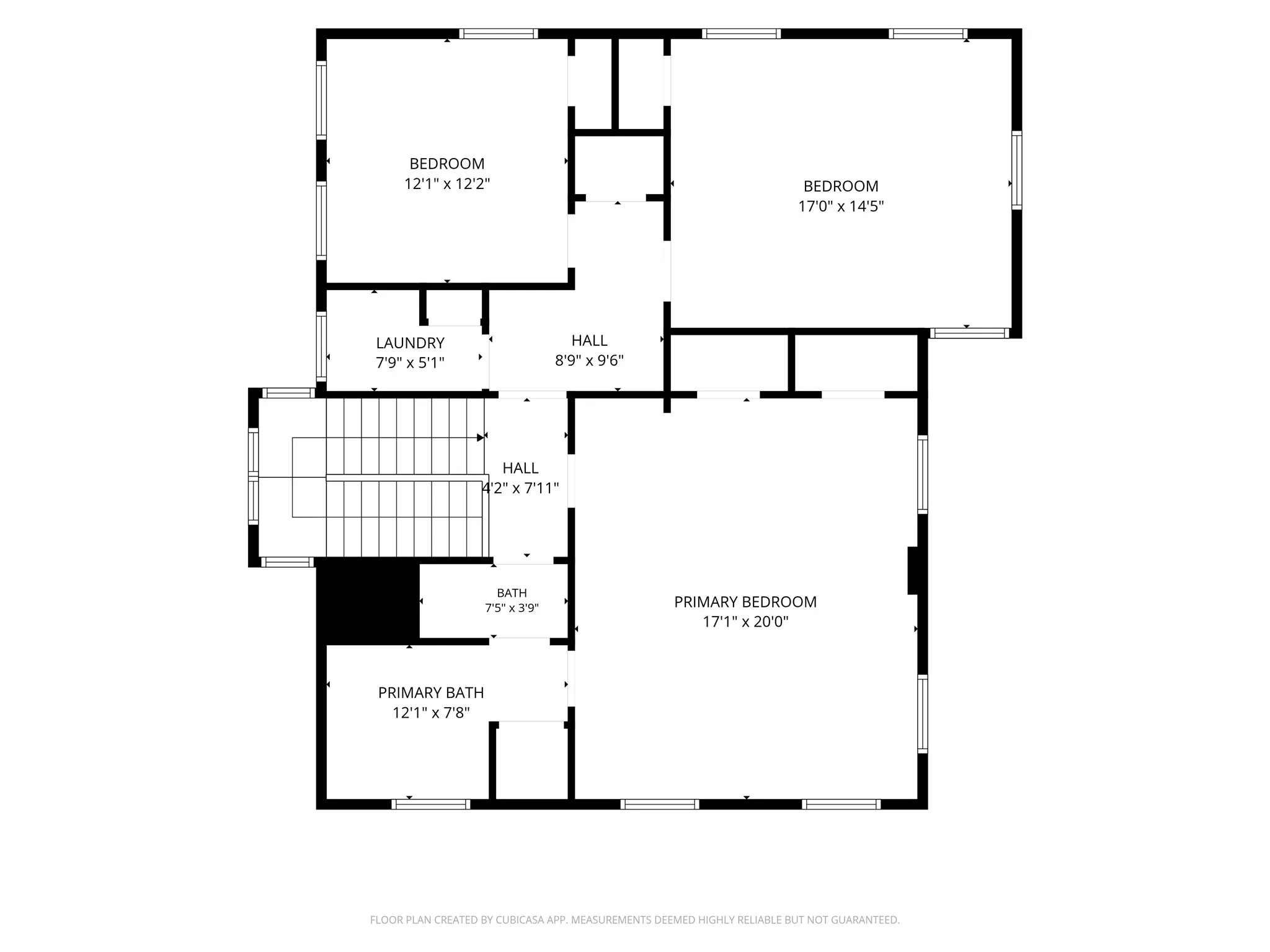 Floor plan second floor