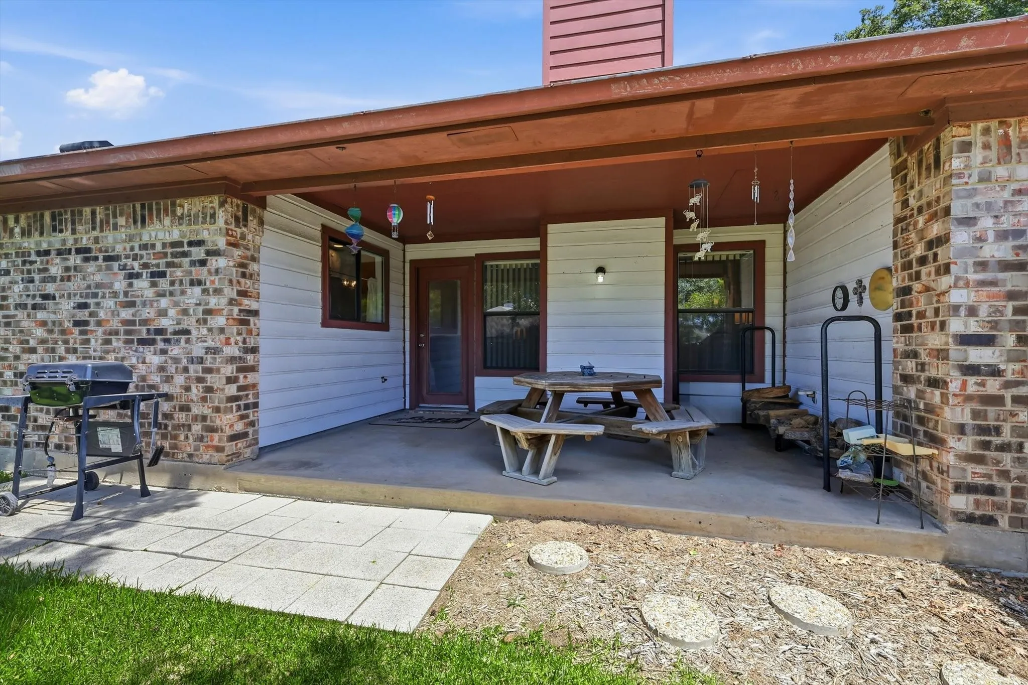 Covered patio