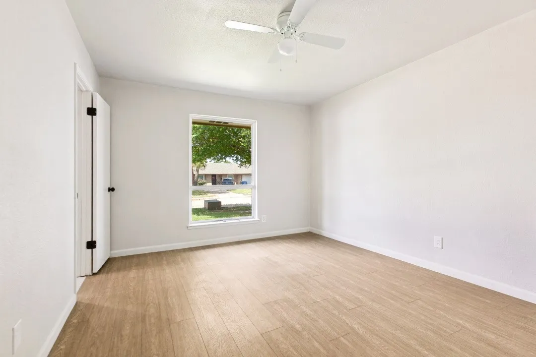 BLANK CANVAS AGAIN.  FULL WALLS FOR FURNITURE OR WALL ART.