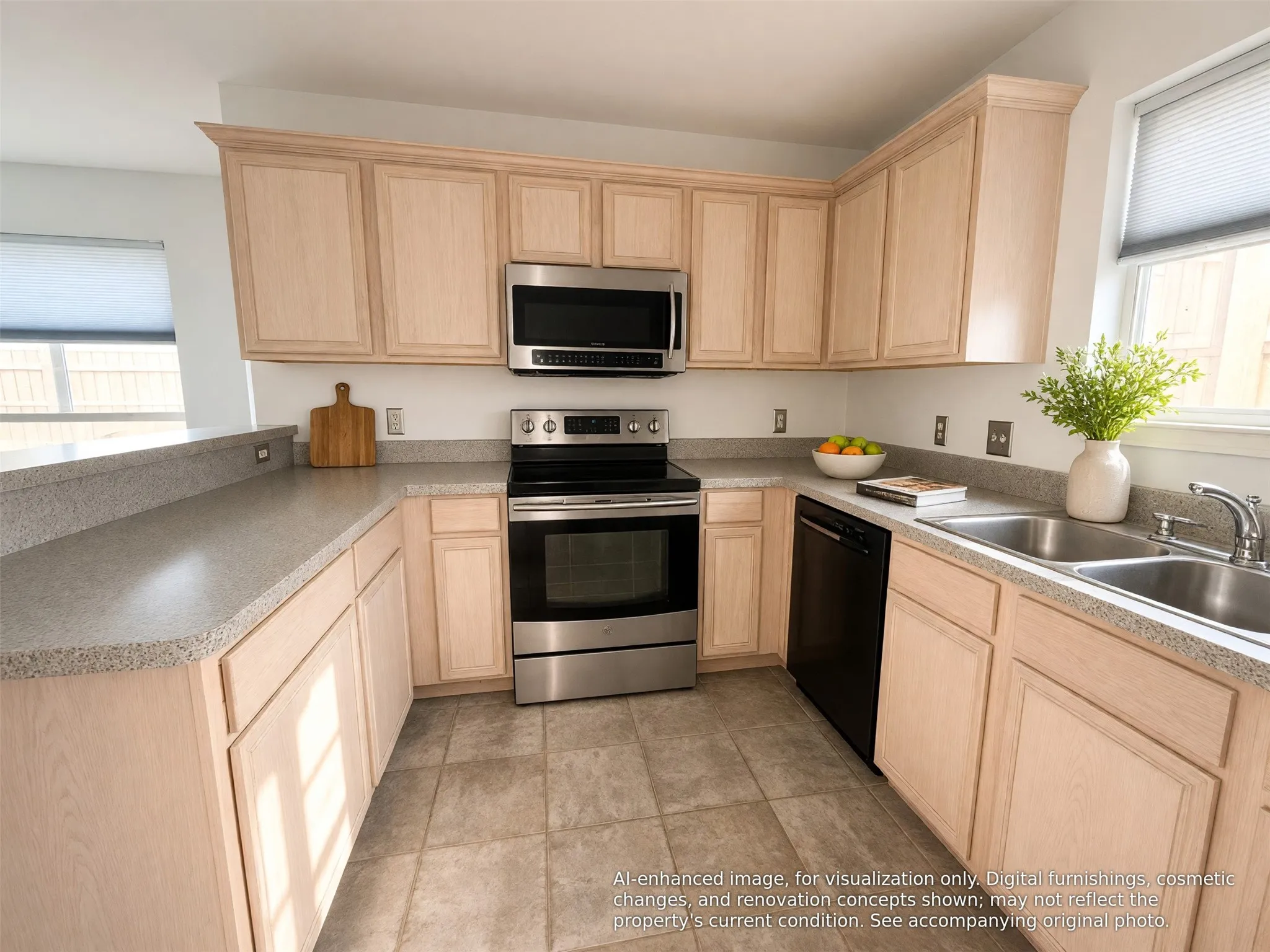 Virtually staged/AI-enhanced photos illustrate potential improvements; see original photos for current condition