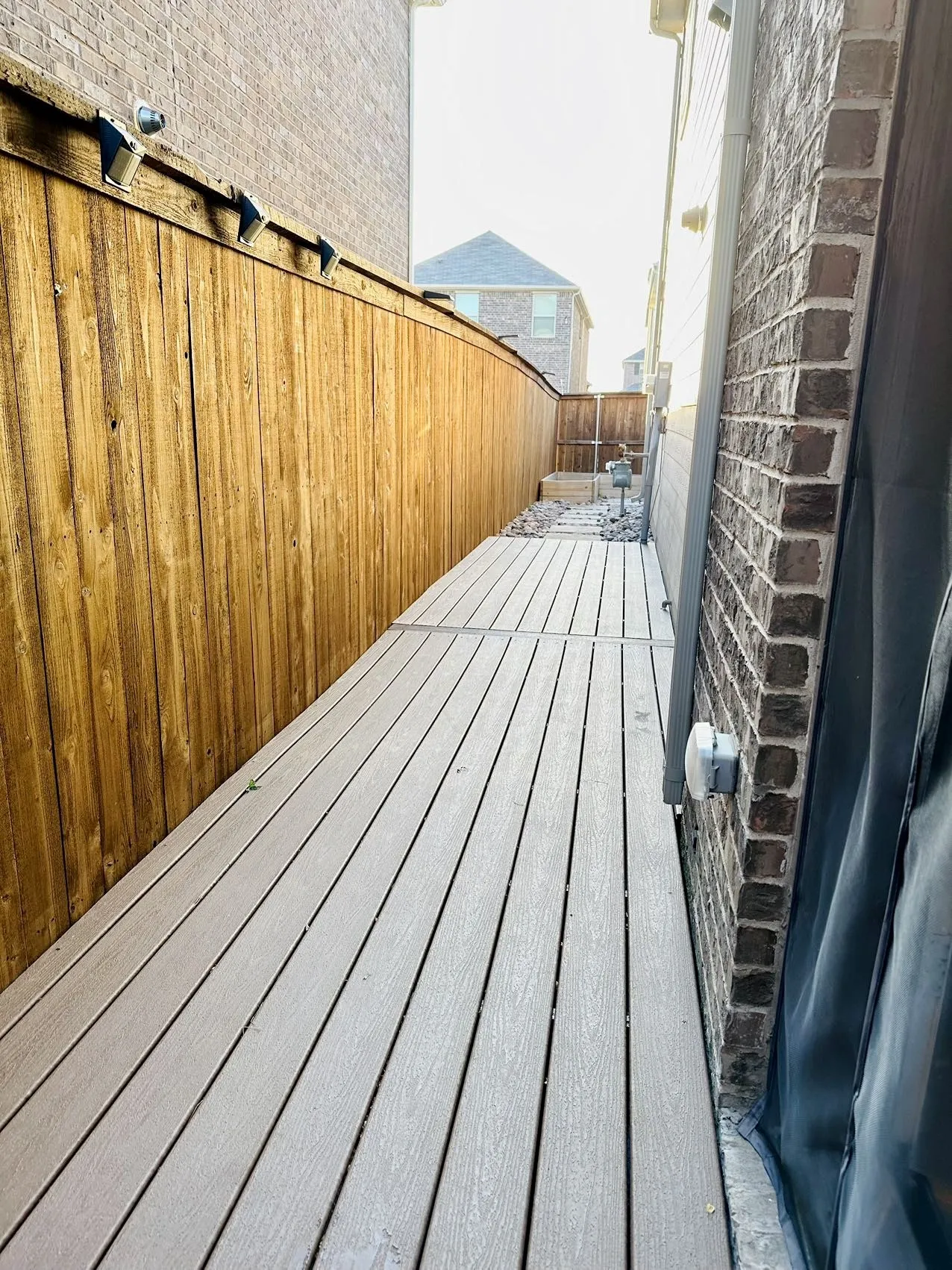 View of deck