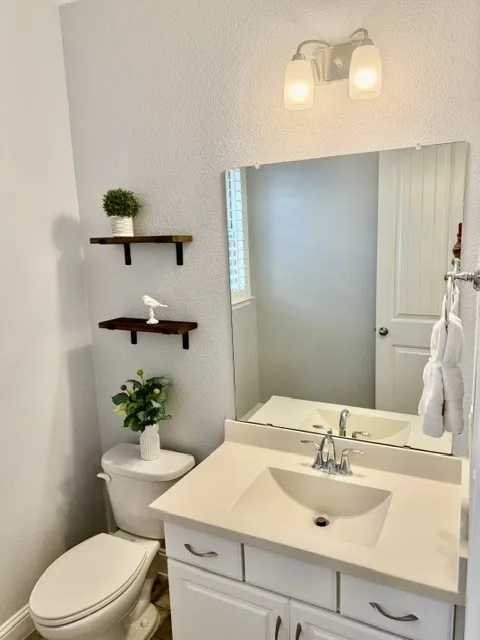 half bath downstairs