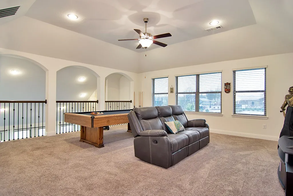 The perfect room to have as your game room, media, workout, or reading area!  Must see the TEXAS BASEMENT which is upstairs and is a floored attic.