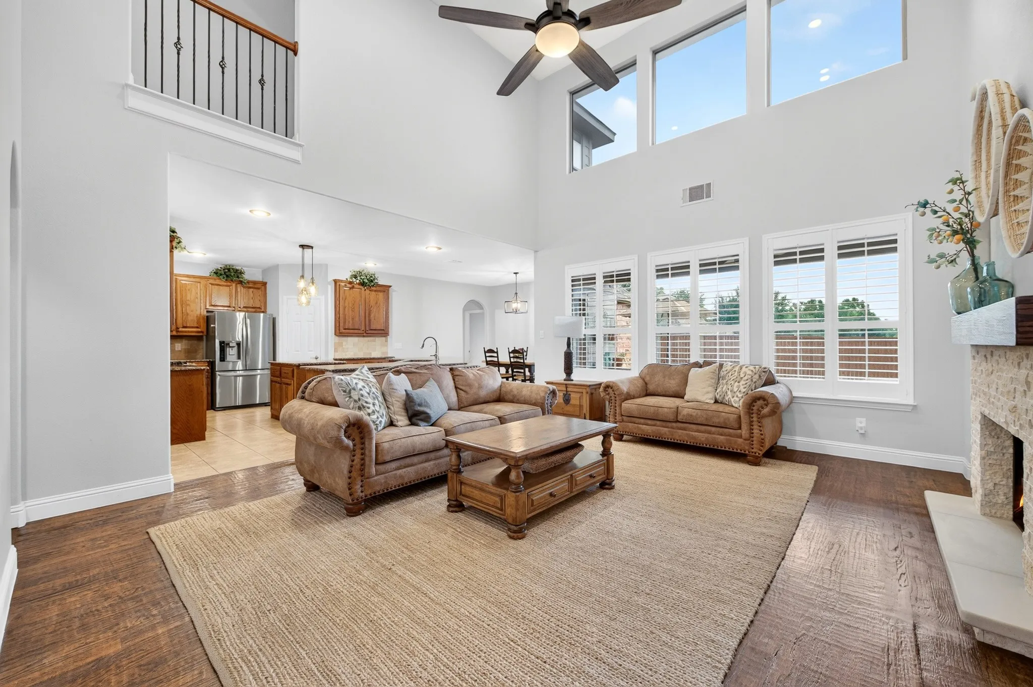 Spacious Family room with a terrific open floor plan.