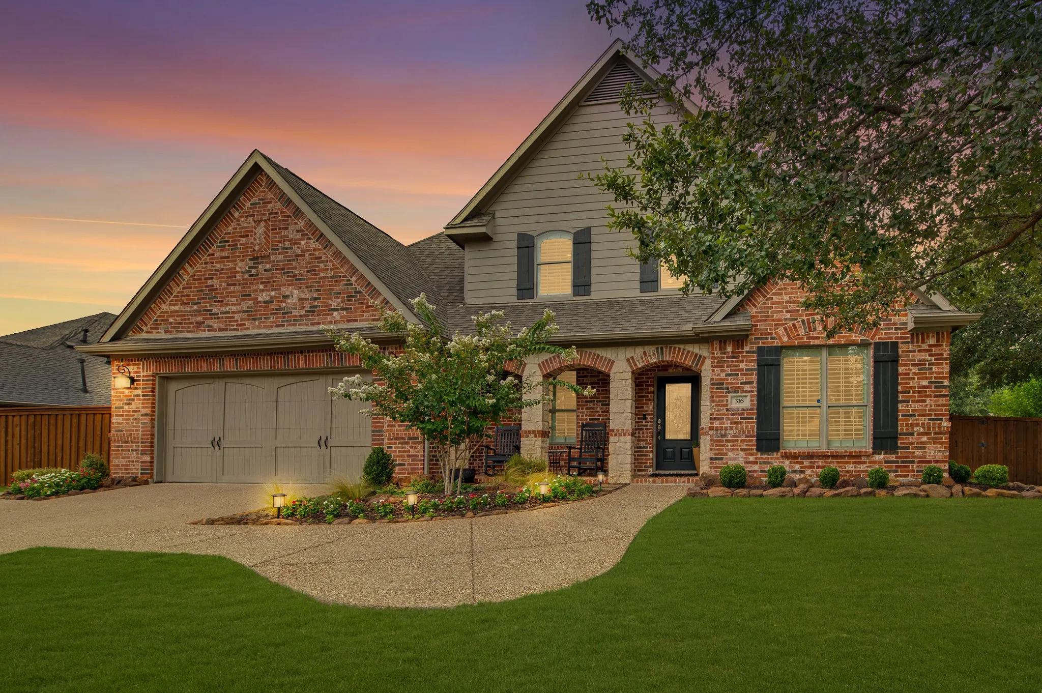 Sunset at your new house!