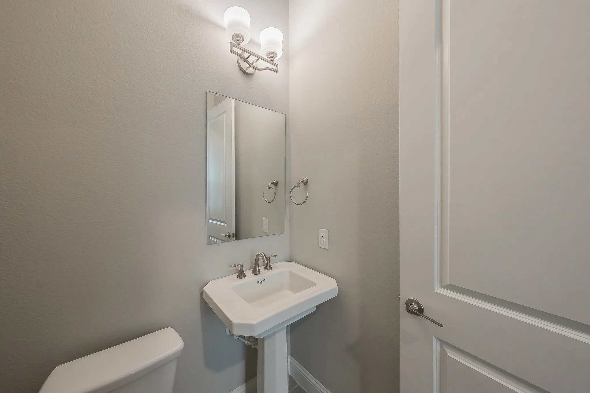 Downstairs half bath
